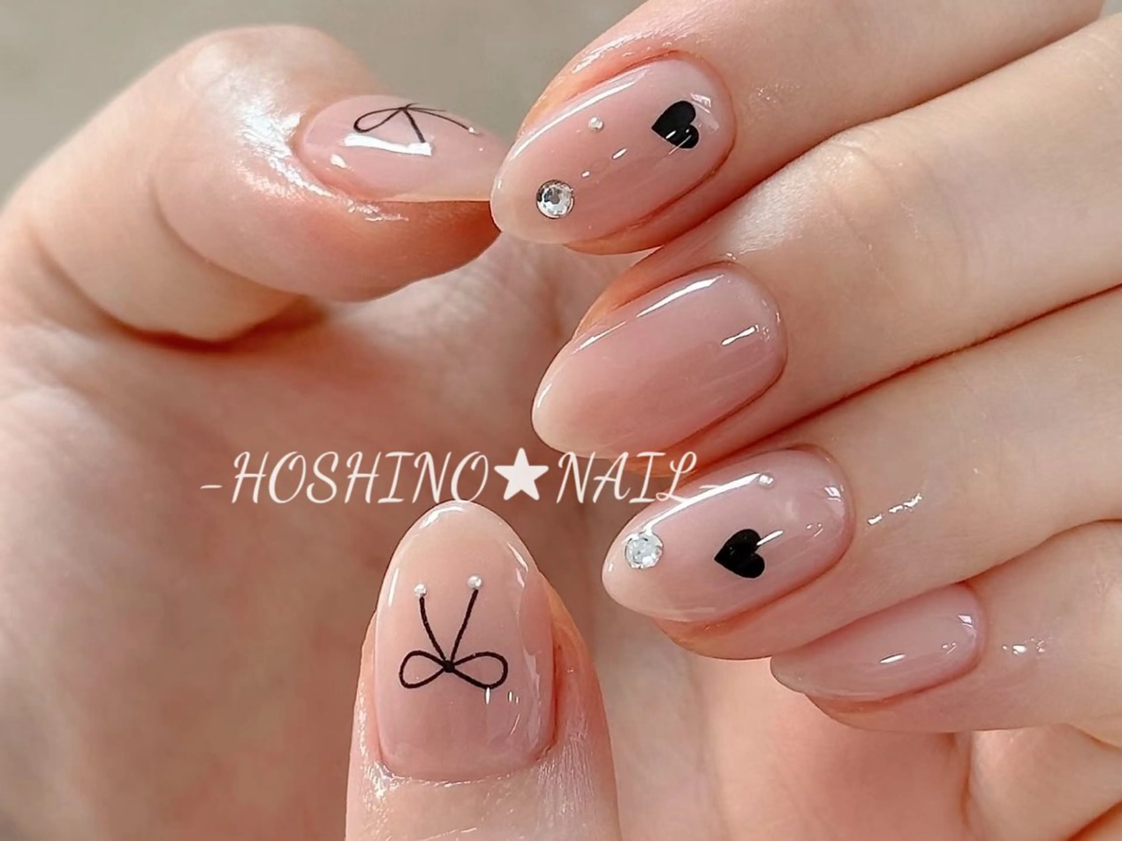 ネイル オーロラネイル チークネイル ドット フットネイル フレンチネイル ハンドネイル ★HOSHINO NAIL★新宿店のネイルデザイン