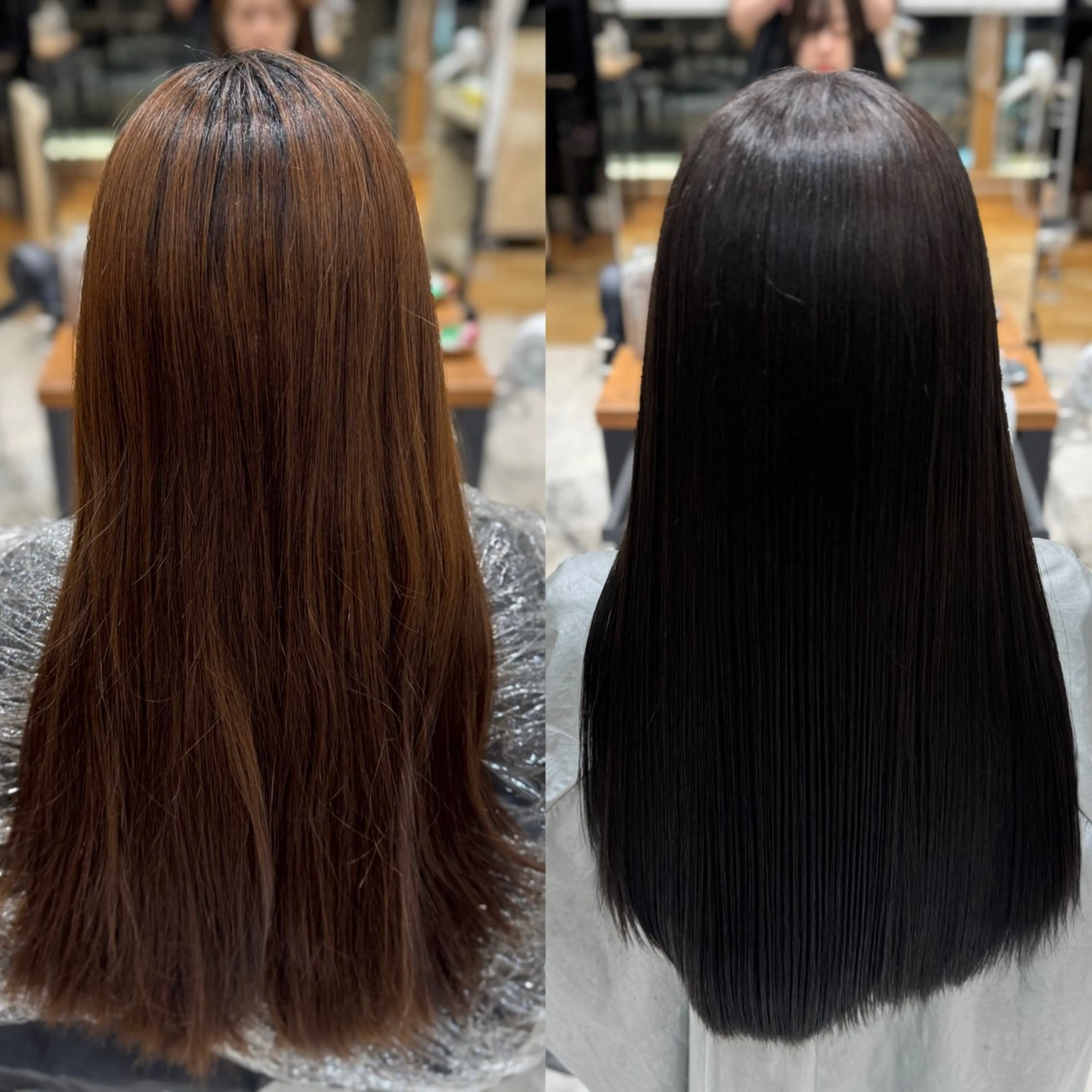 ロング カラー ベージュカラー ブリーチ ブラウンカラー ショコラベージュ ショコラグレージュ ヘアカラー トリートメント 新宿透明感カラー 髪質改善/吉川怜奈のヘアスタイル