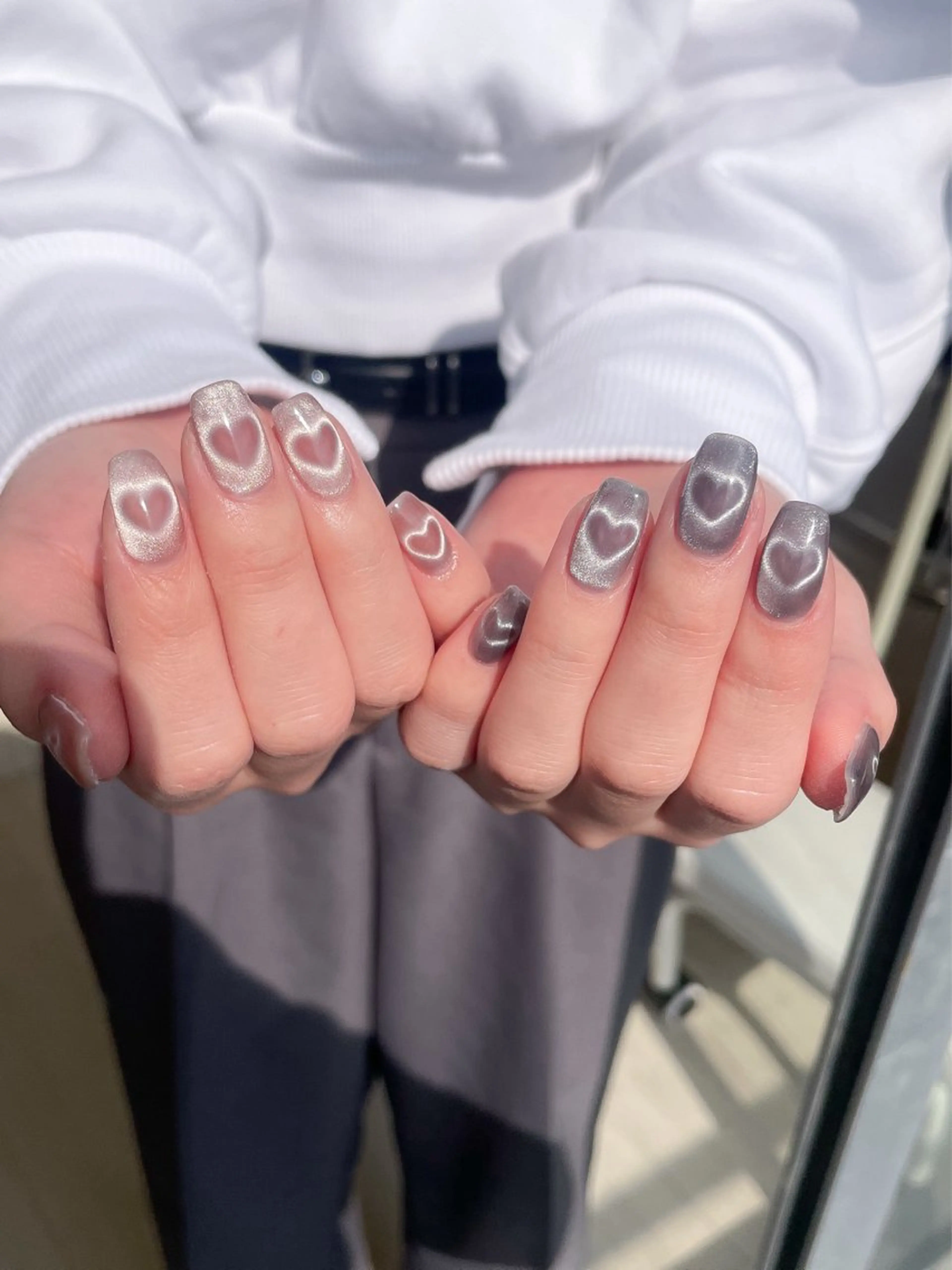 ネイル ハート 五十嵐 美智のネイルデザイン