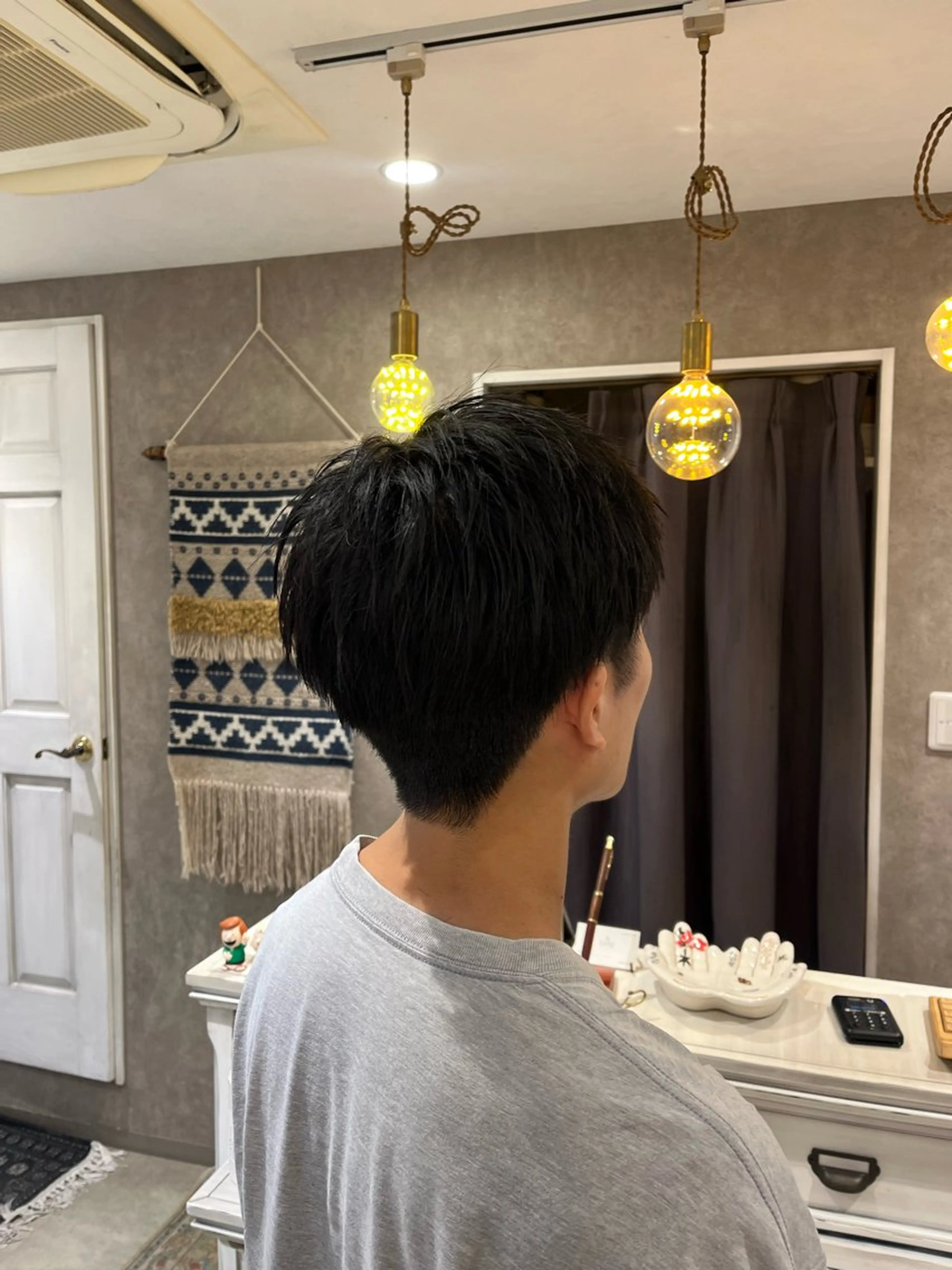 ショート メンズ カット Lamp所属・🌀メンズパーマ🌀 🐏丸山祐宇🐏のヘアスタイル