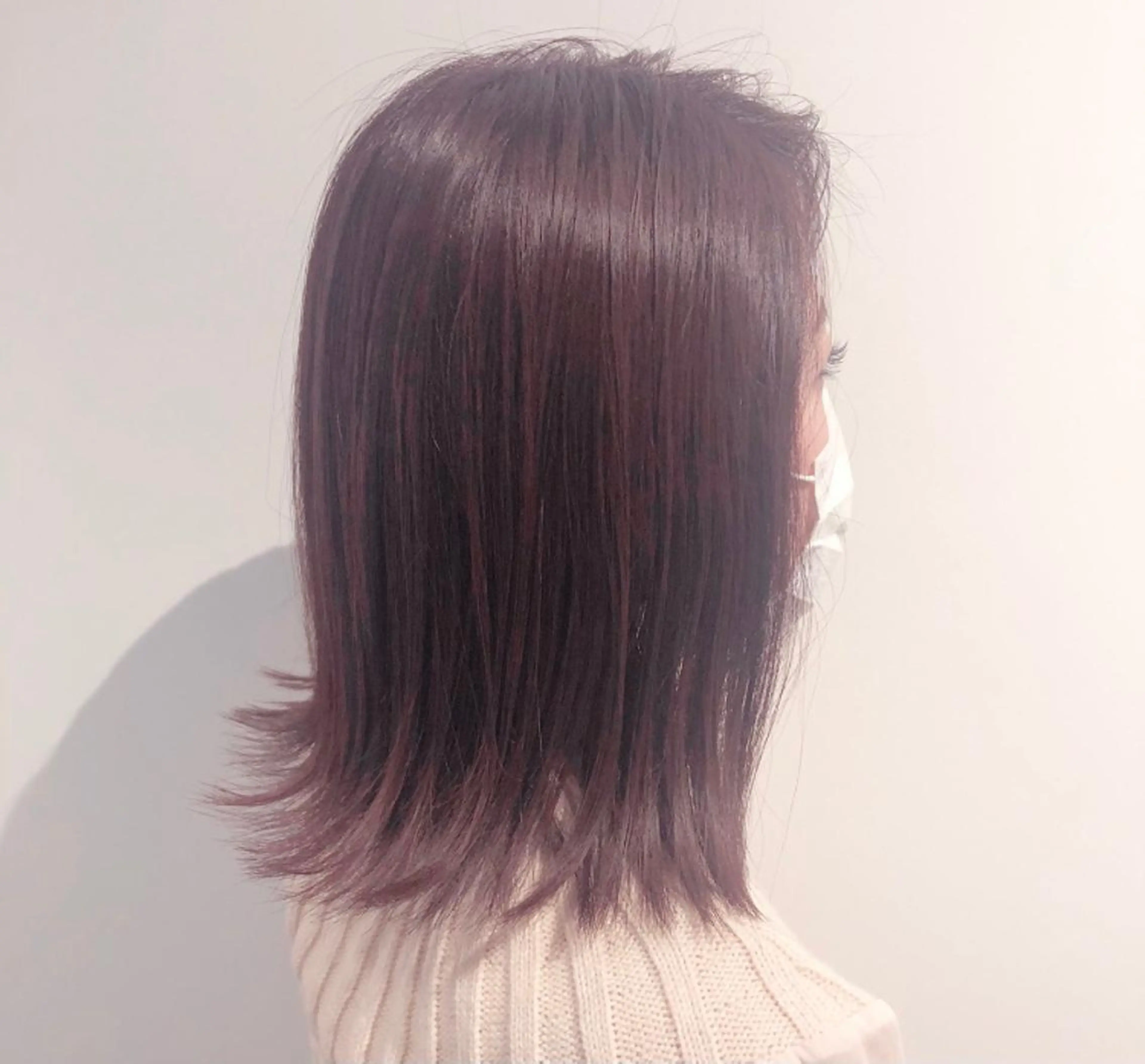 ミディアム カラー ピンクカラー バイオレットカラー 銀座◎ショートヘア kogaのヘアスタイル