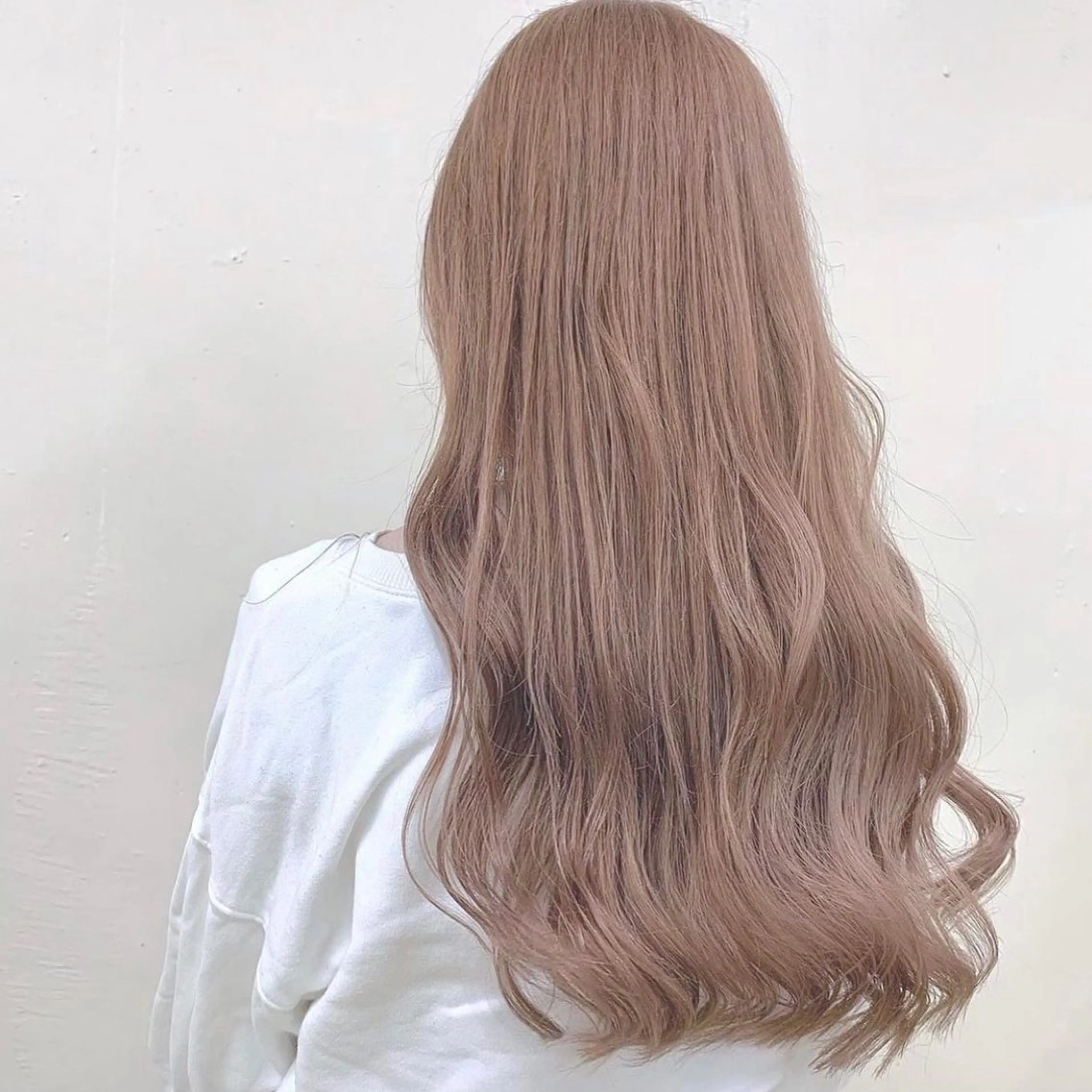 ロング カラー ヘアカラー トリートメント ケアブリーチ 韓国レイヤーKYONのヘアスタイル