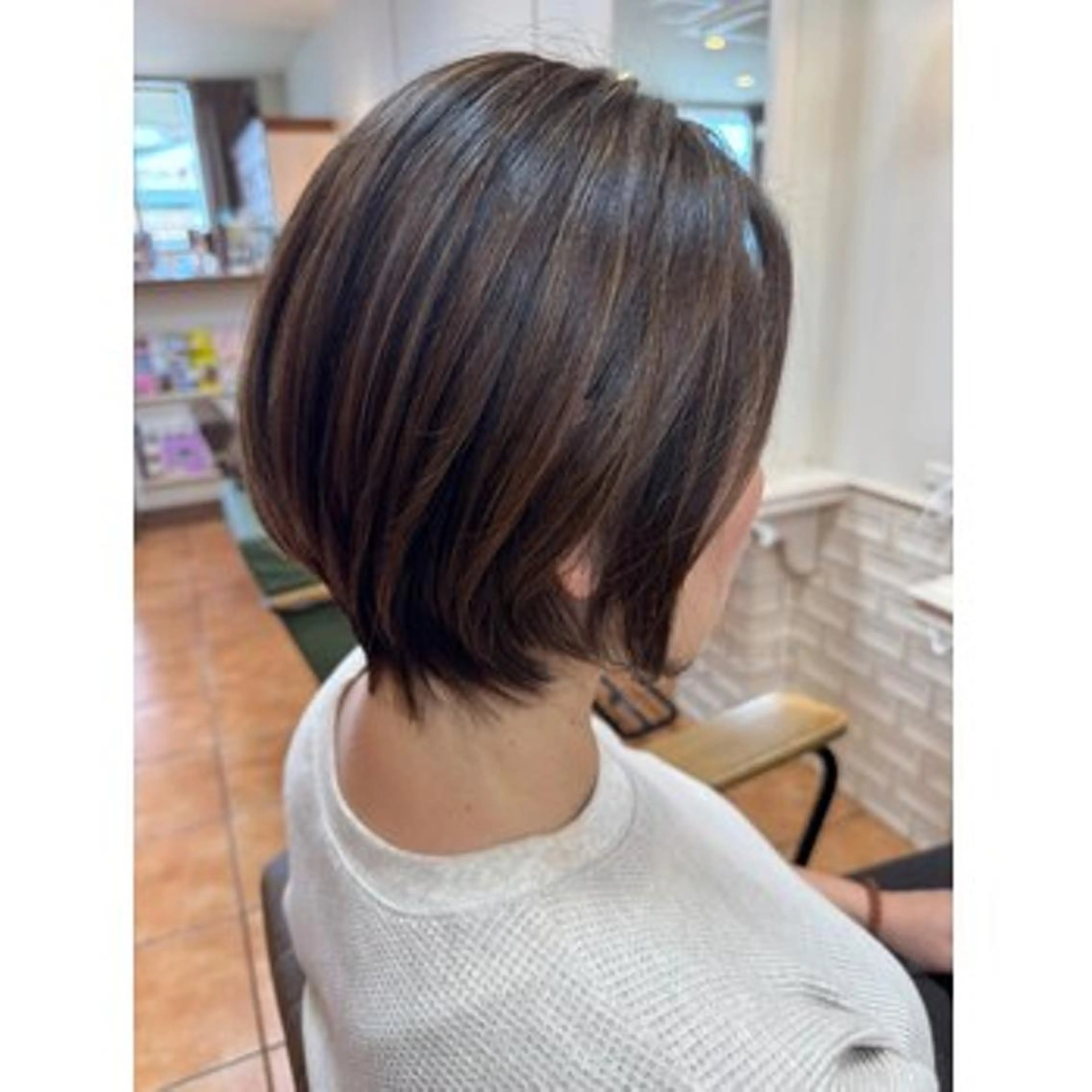 ショート カット ヘアカラー 丁寧な技術が評判！ nao*c tresのヘアスタイル