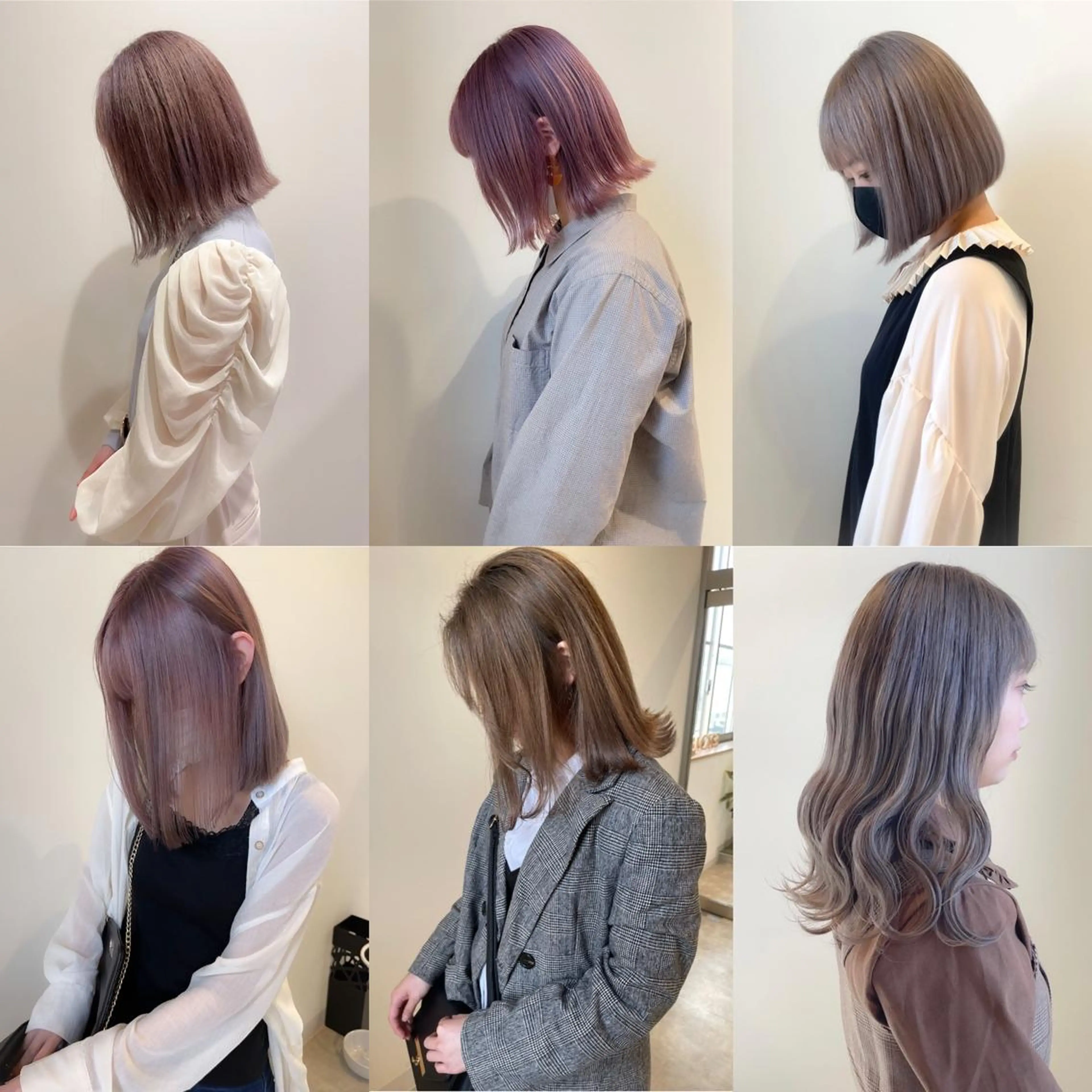 ミディアム カラー ベージュカラー カット ヘアカラー トリートメント Maison所属・清水 亮太／赤み消しカラーのヘアスタイル