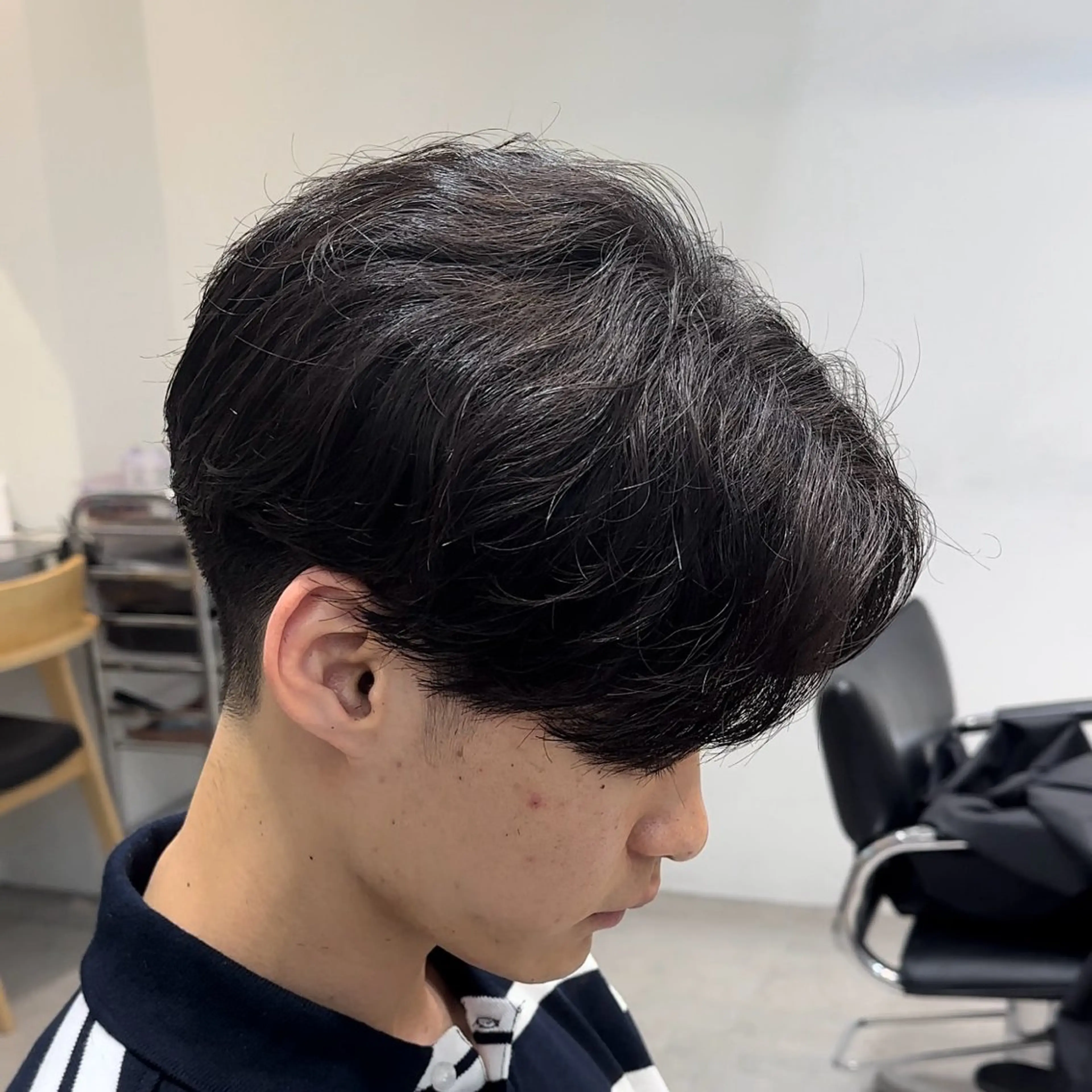 パーマ メンズ カット パーマ トリートメント 当日予約⭕️ fifth渋谷太田のヘアスタイル