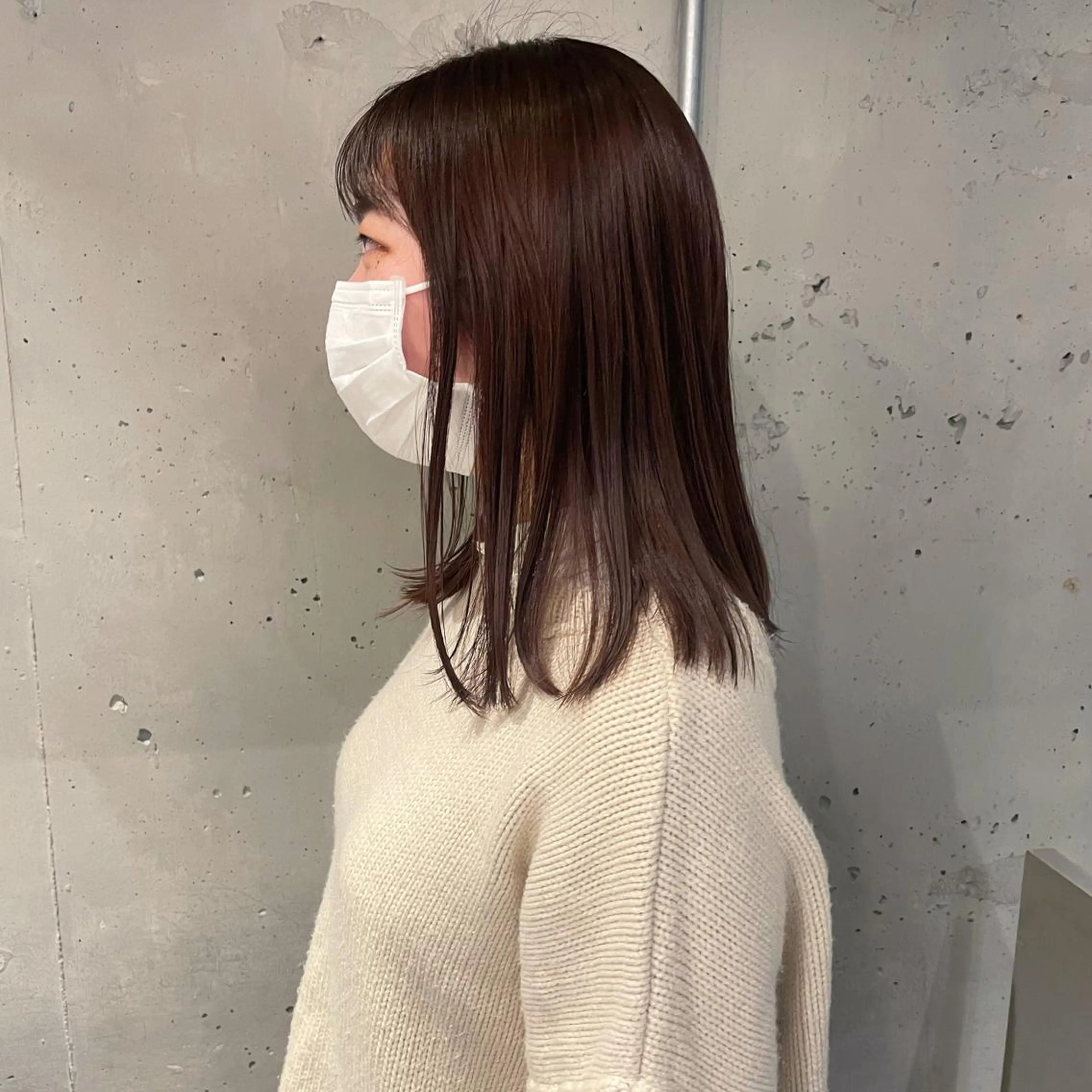 ミディアム 伊藤 愛里のヘアスタイル