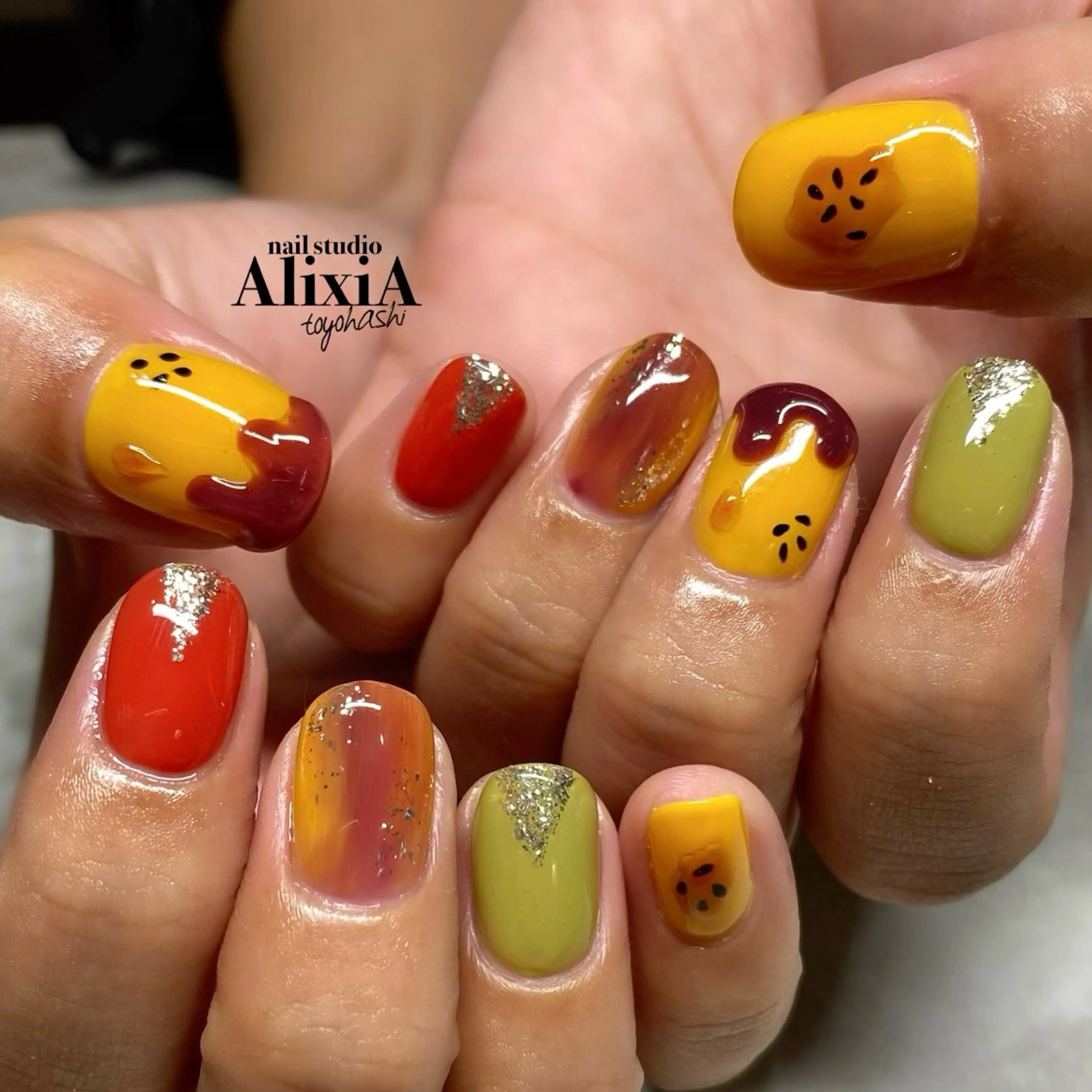 ネイル ハンドネイル AlixiA   nail studio所属・AlixiA ゆみのネイルデザイン