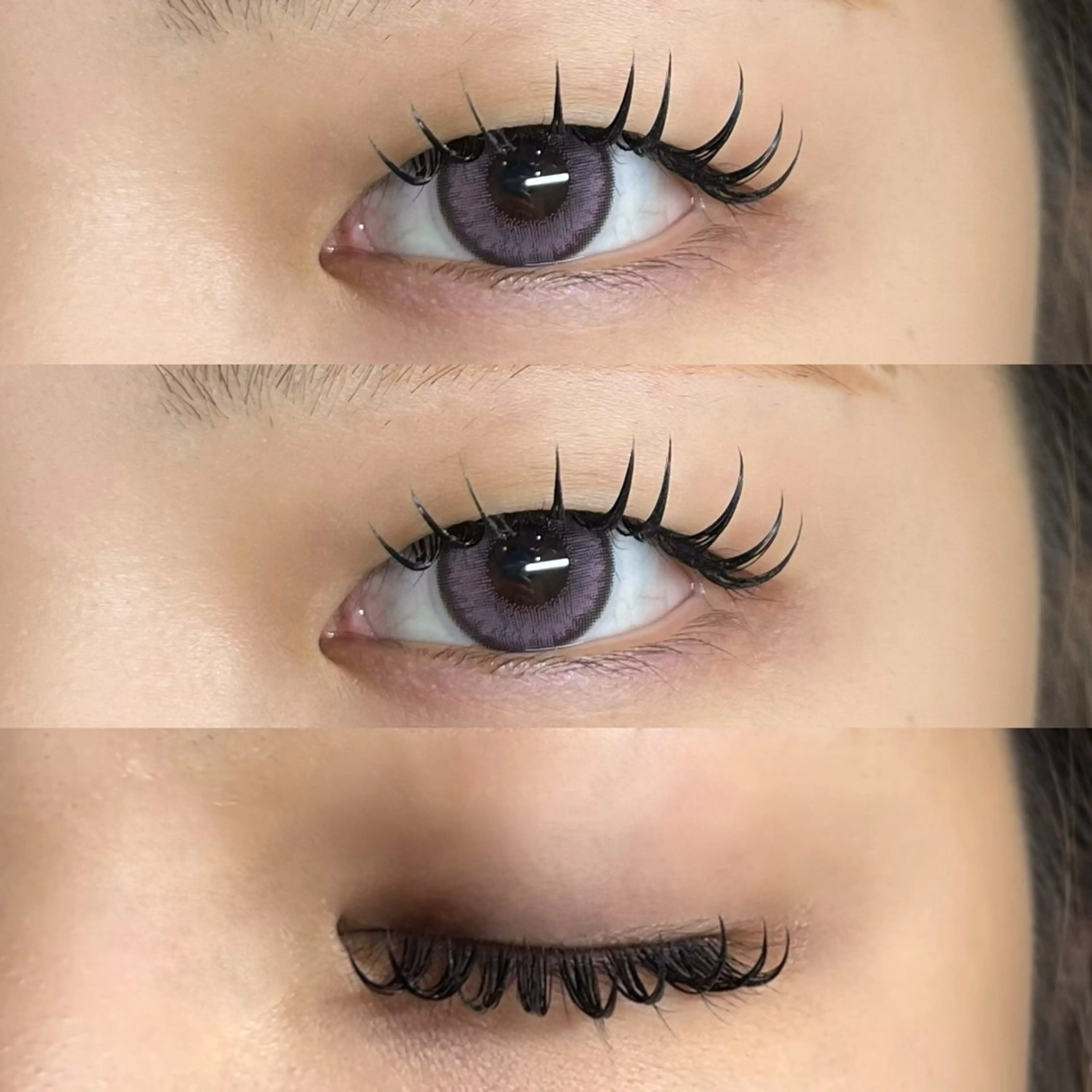 マツエク・マツパ バインドロック 束感まつ毛 フラットラッシュ riah リアのマツエク・マツパデザイン