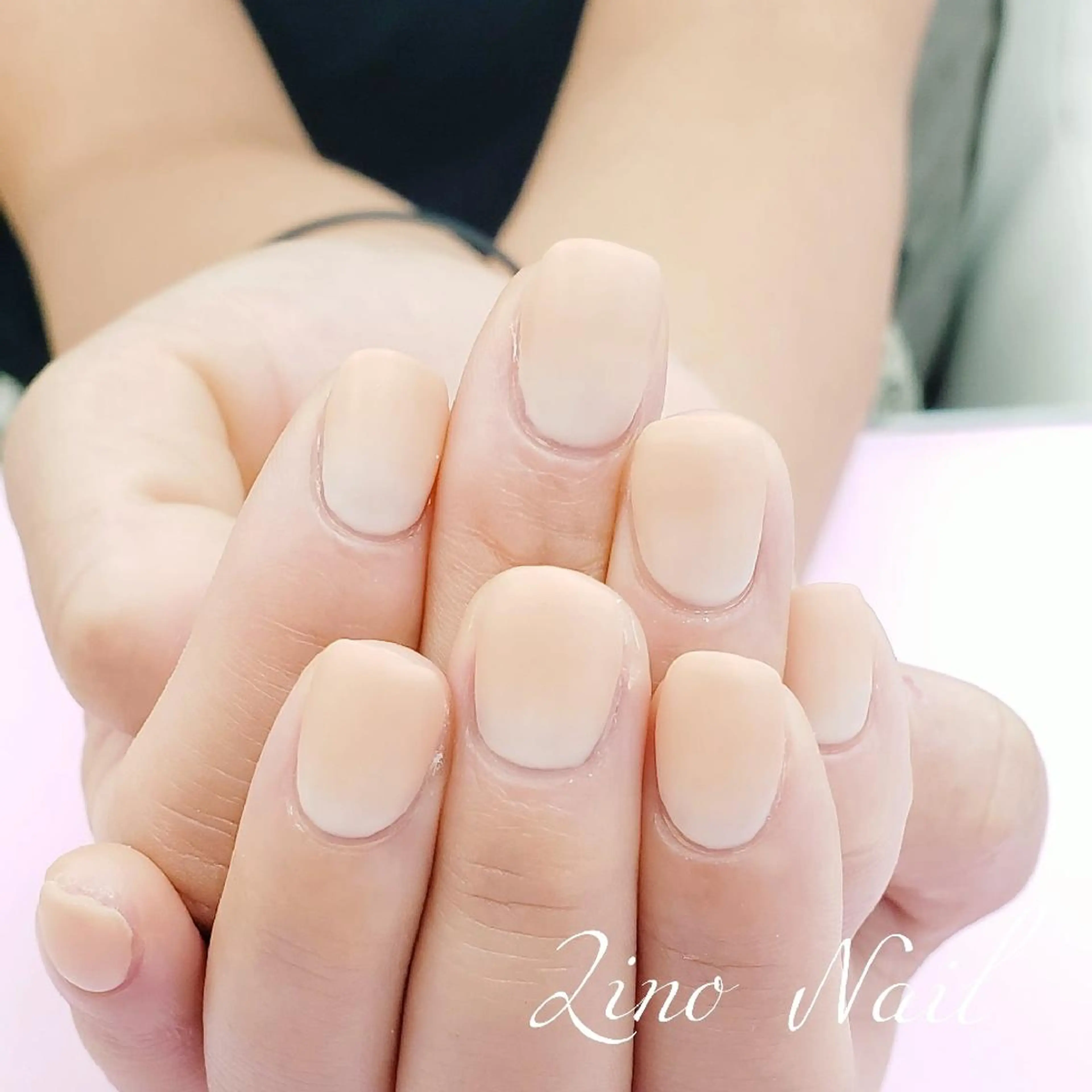 ネイル ジェルネイル マットネイル パラジェル 夏ネイル Lino Nailのネイルデザイン