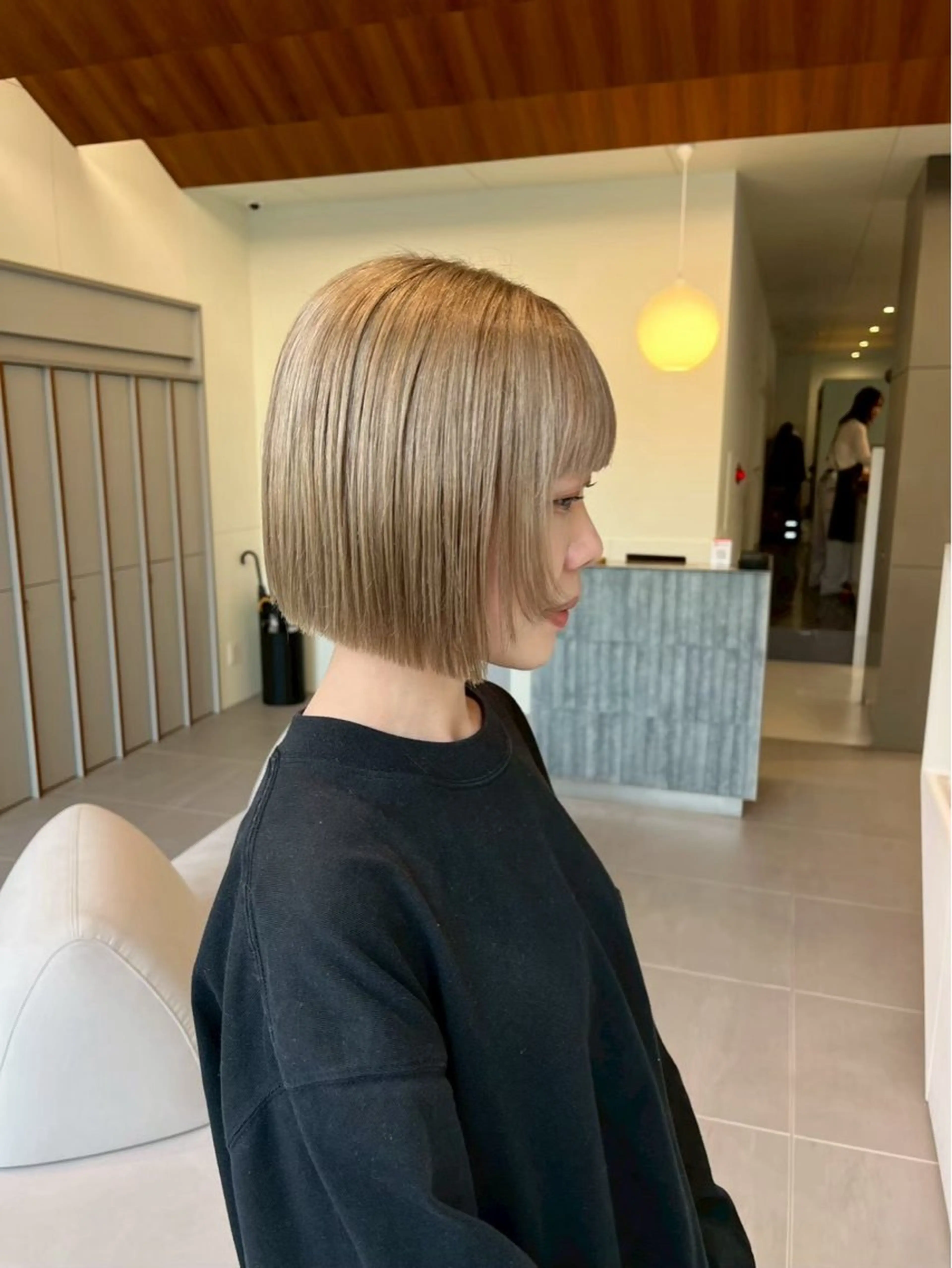 ミディアム カラー ハイトーンカラー ヘアカラー LOREN AO所属・名古屋透明感カラー /LOREN RIOのヘアスタイル