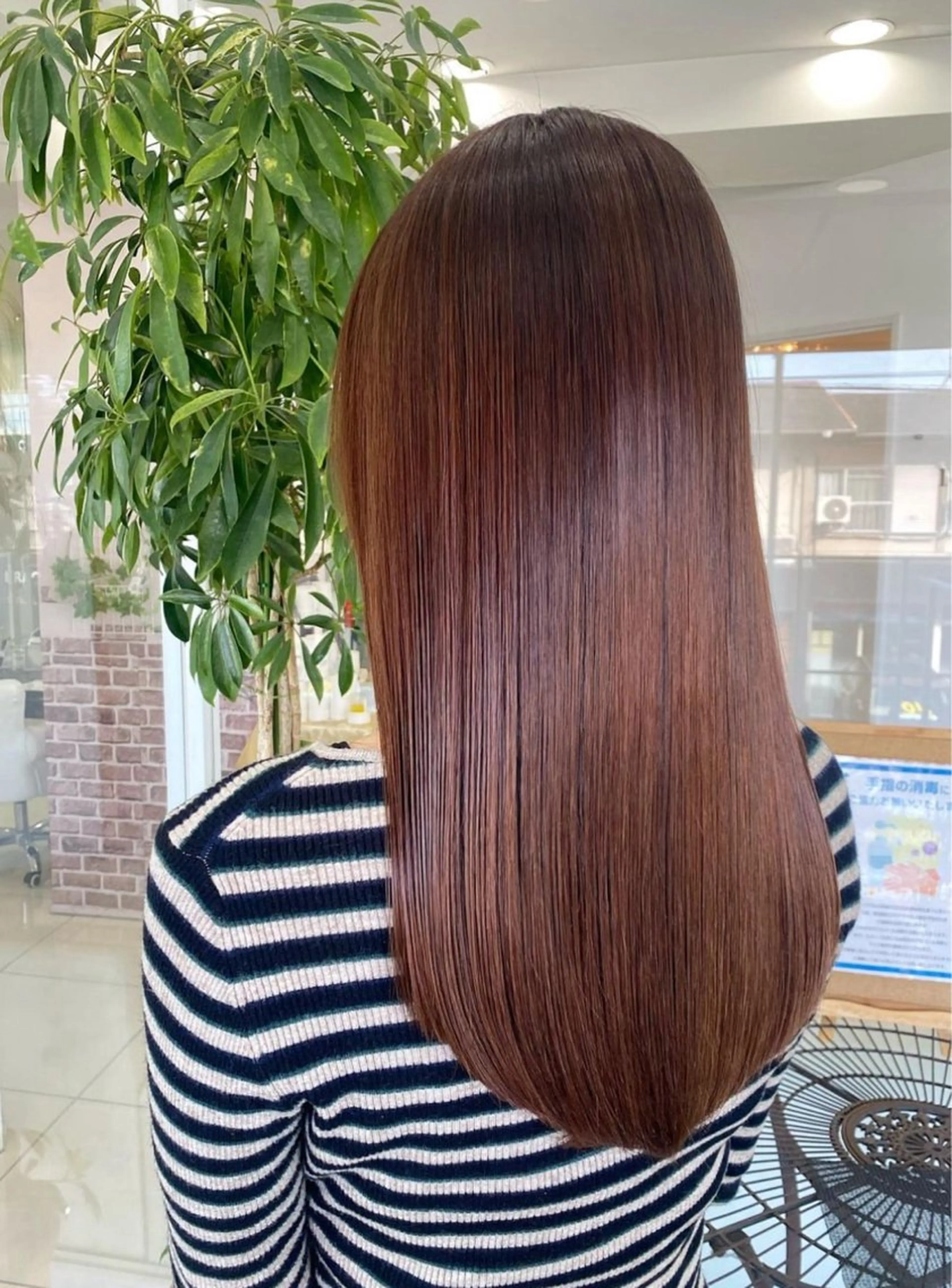 ロング カラー ボブ、韓国特化 ✨中野悠のヘアスタイル