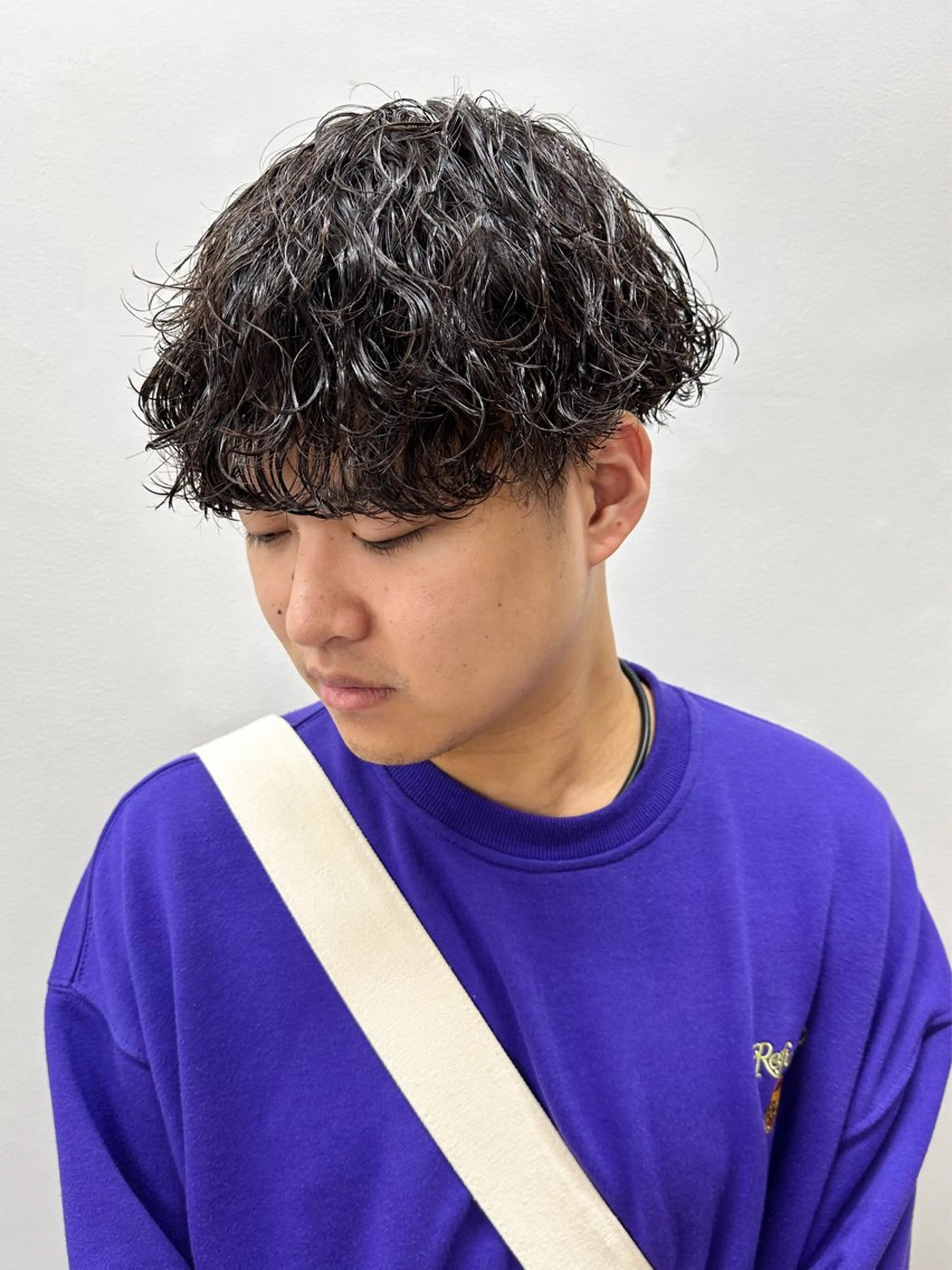 ショート パーマ メンズ メンズパーマ メンズ特化ryoのヘアスタイル