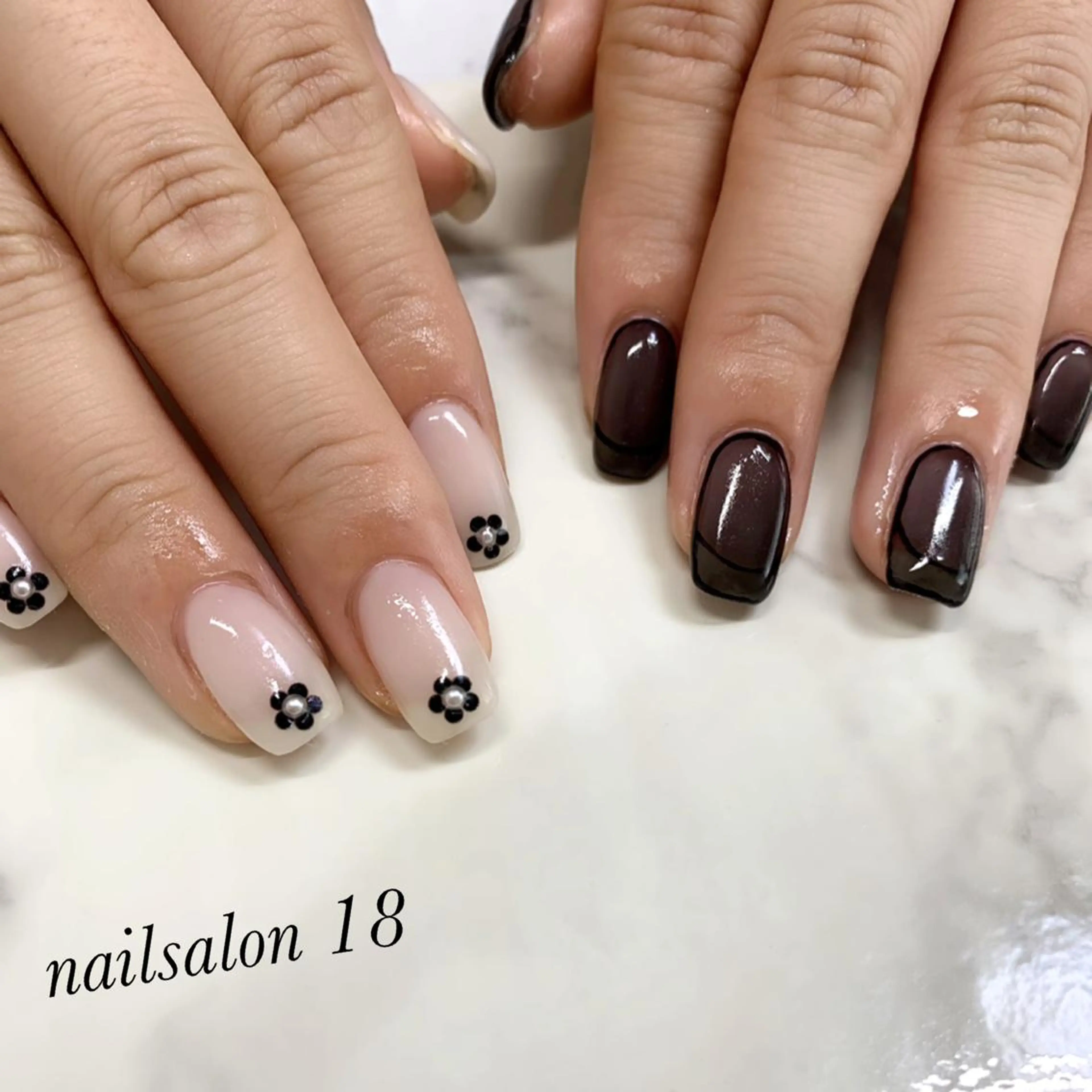 ロング メンズ ネイル nail salon 18.のネイルデザイン