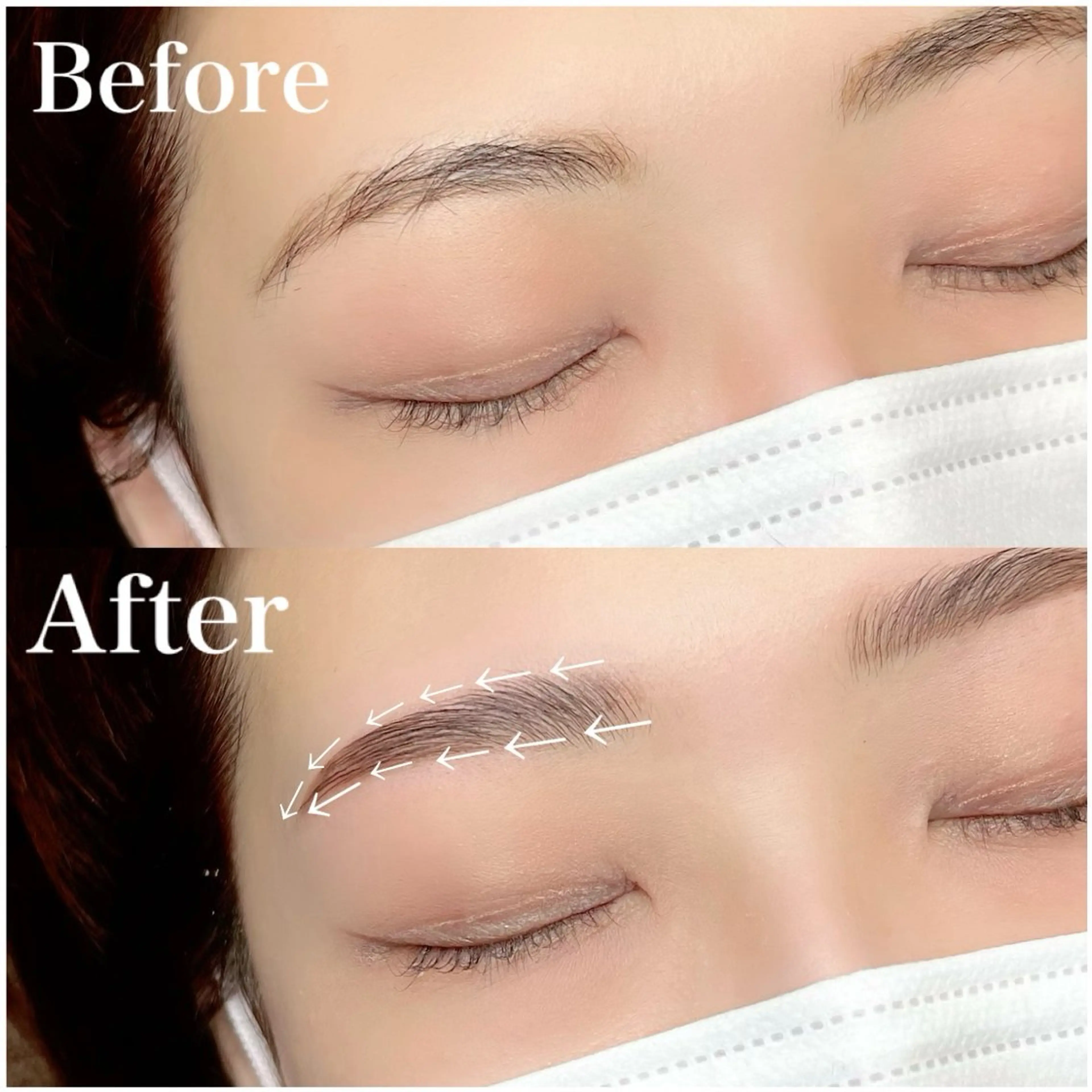 アイブロウ ハリウッドブロウリフト ワックス脱毛 その他(アイブロウ) GREEM Eyelashのマツエク・マツパデザイン