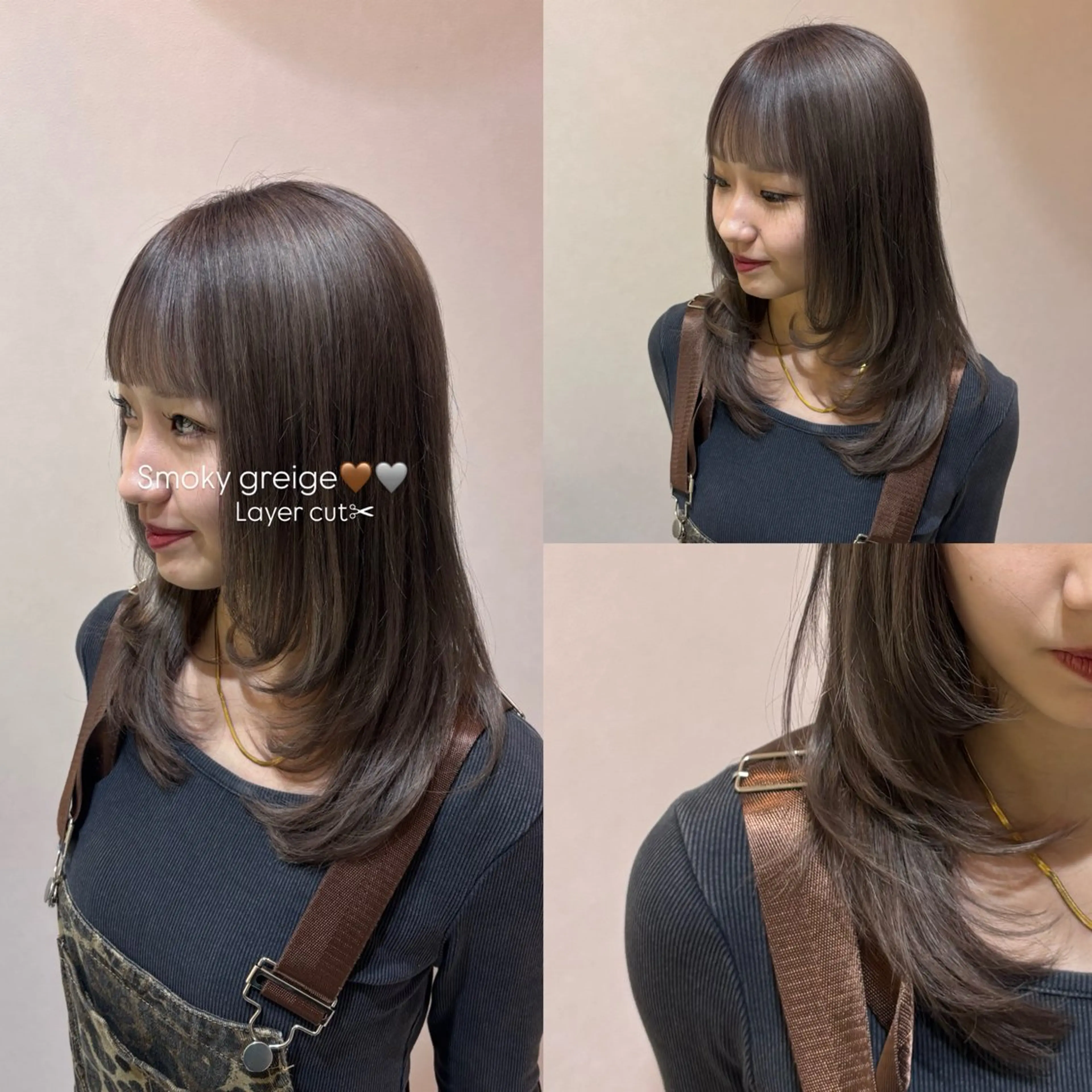 セミロング 髪質改善✨/美髪矯正 akari🌻のヘアスタイル