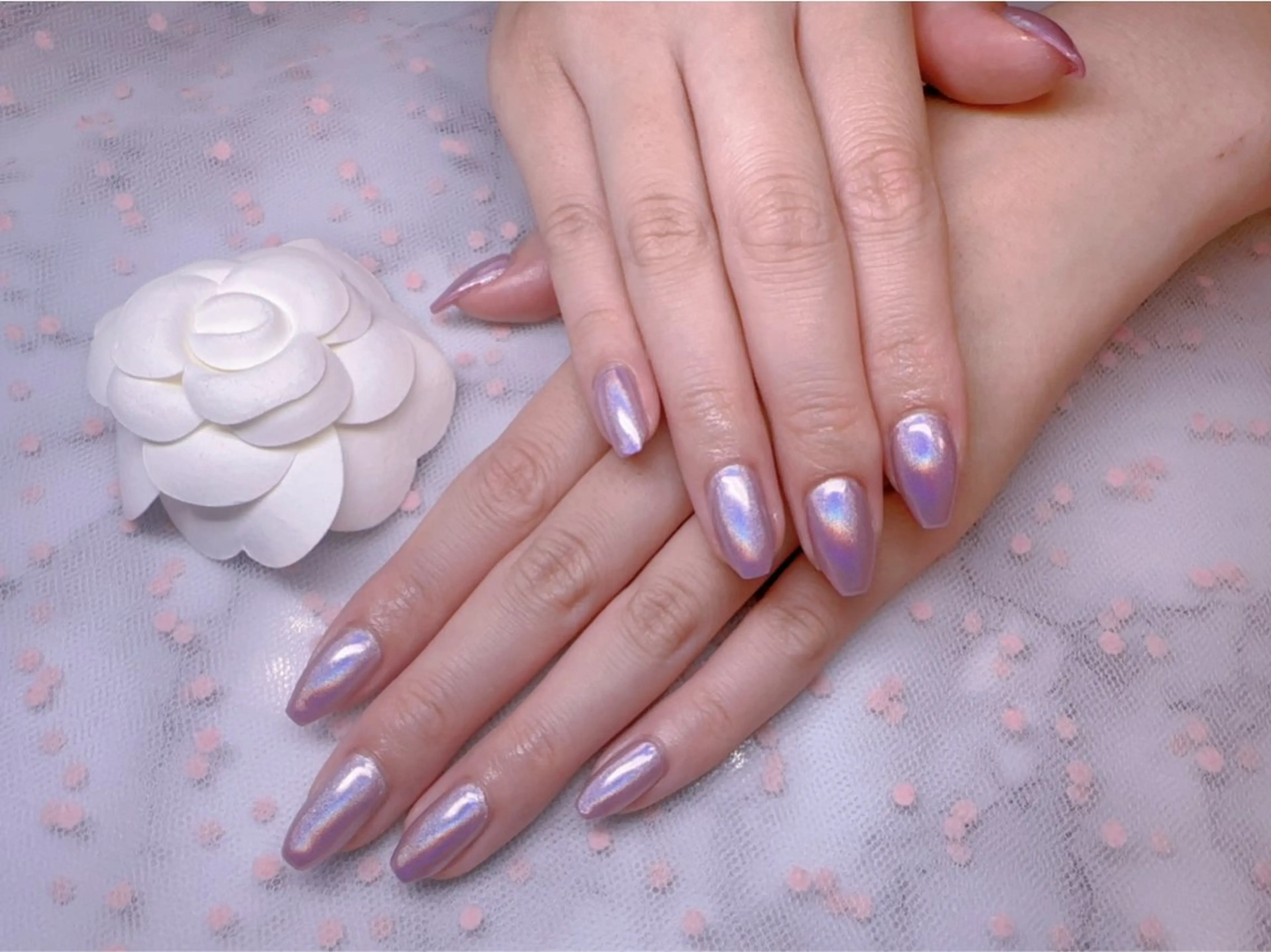 ネイル オーロラネイル フットネイル 韓国ネイル ラメ(グリッター) ラメグラデーション ハンドネイル Belle nail salon 新小岩のネイルデザイン