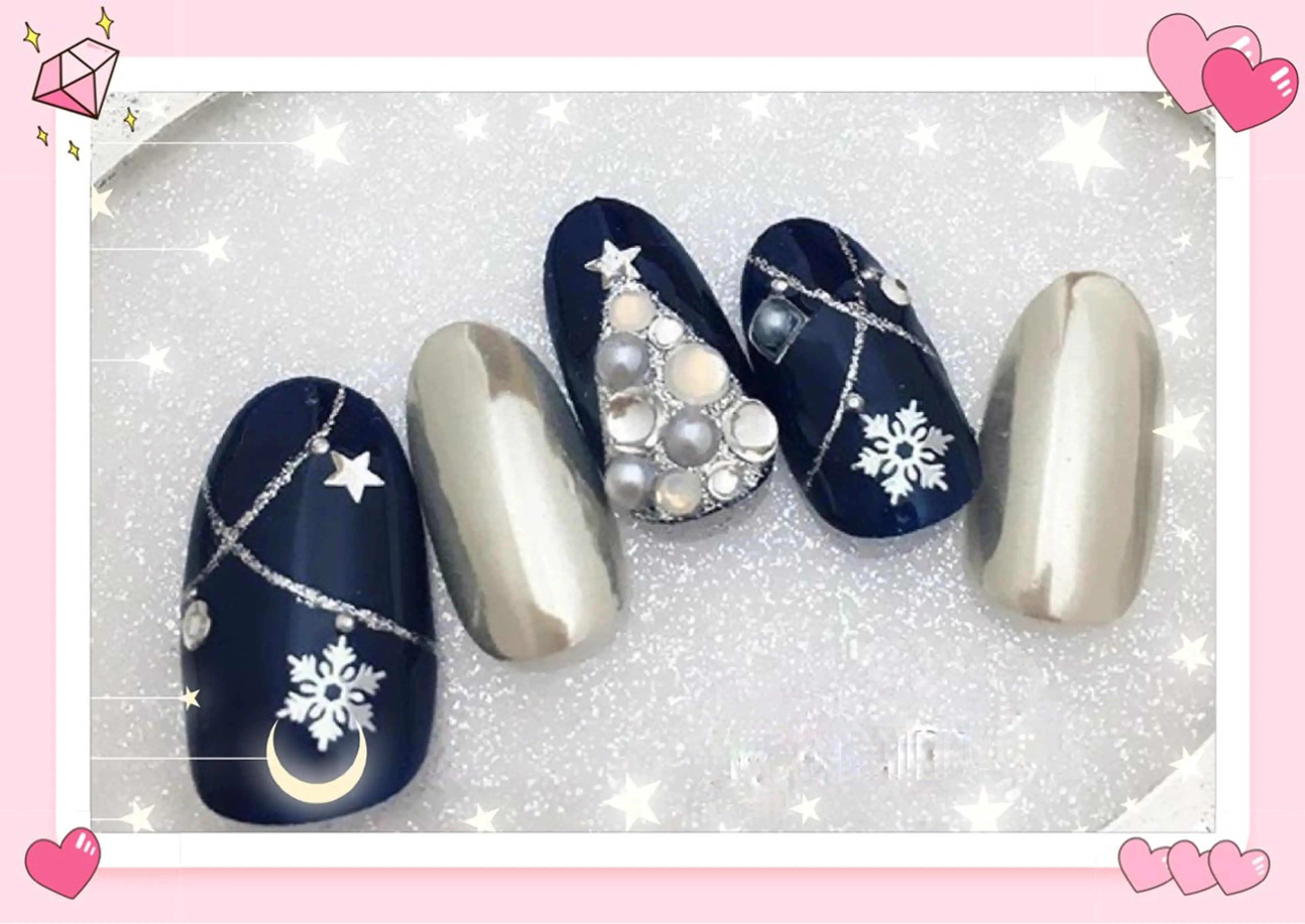 ネイル ハンドネイル 蒲田2分 アキのネイルデザイン