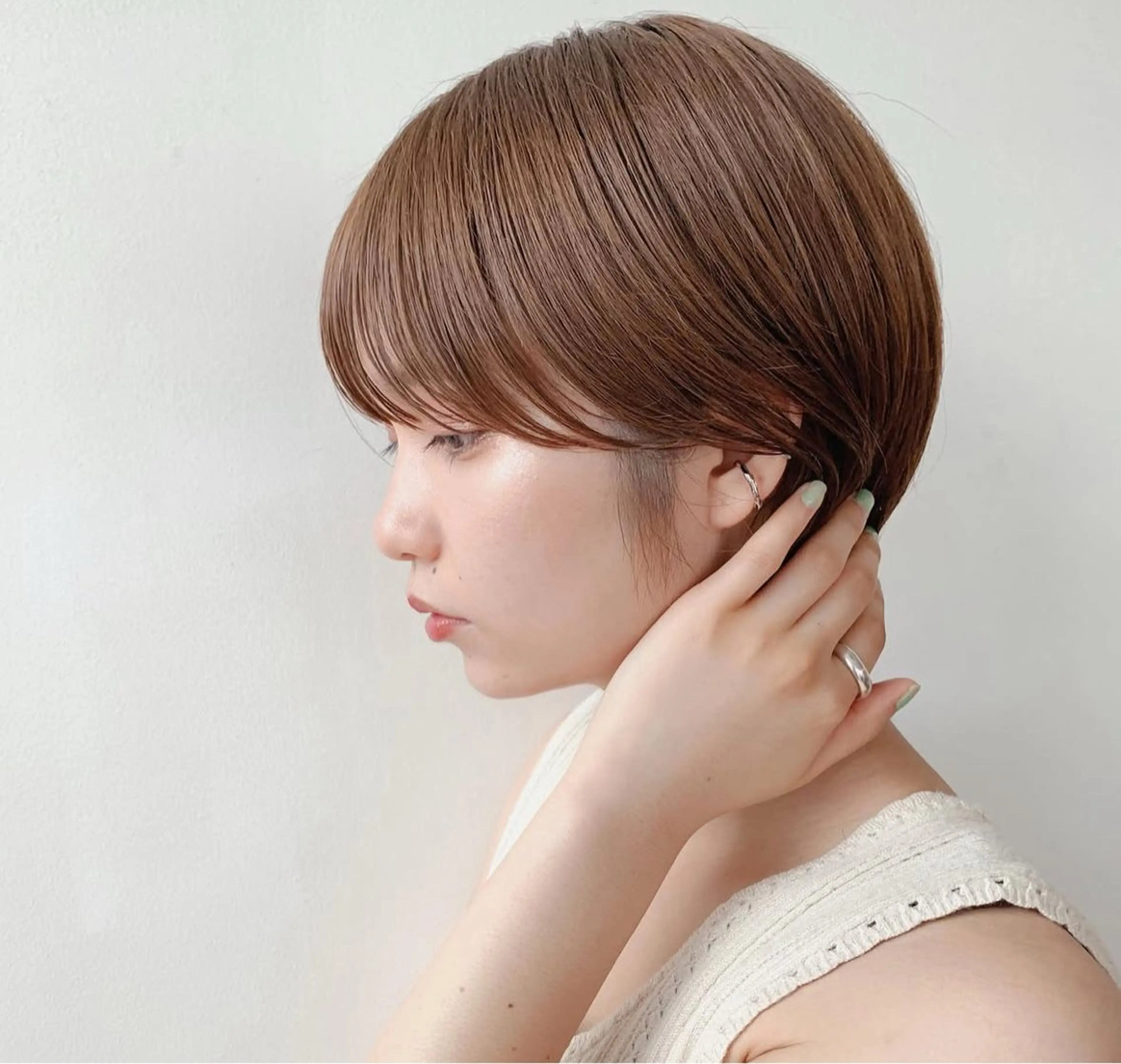 ショート ショートヘア 似合わせカット‪// 鶴我万唯華のヘアスタイル