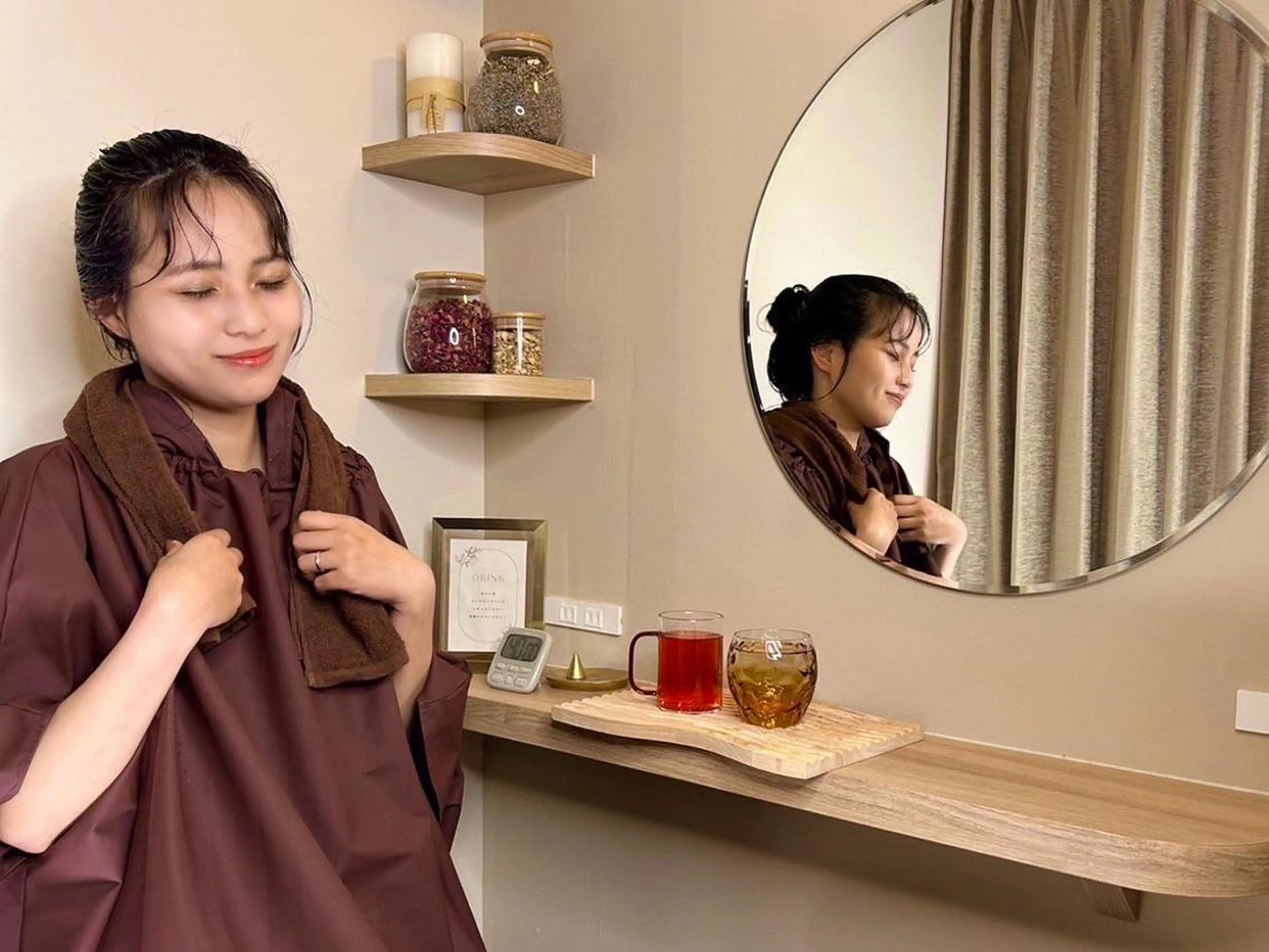 【お試し限定価格★定番よもぎ蒸し30分】手ぶらでOK♩肌ケアスタンダードコースの写真