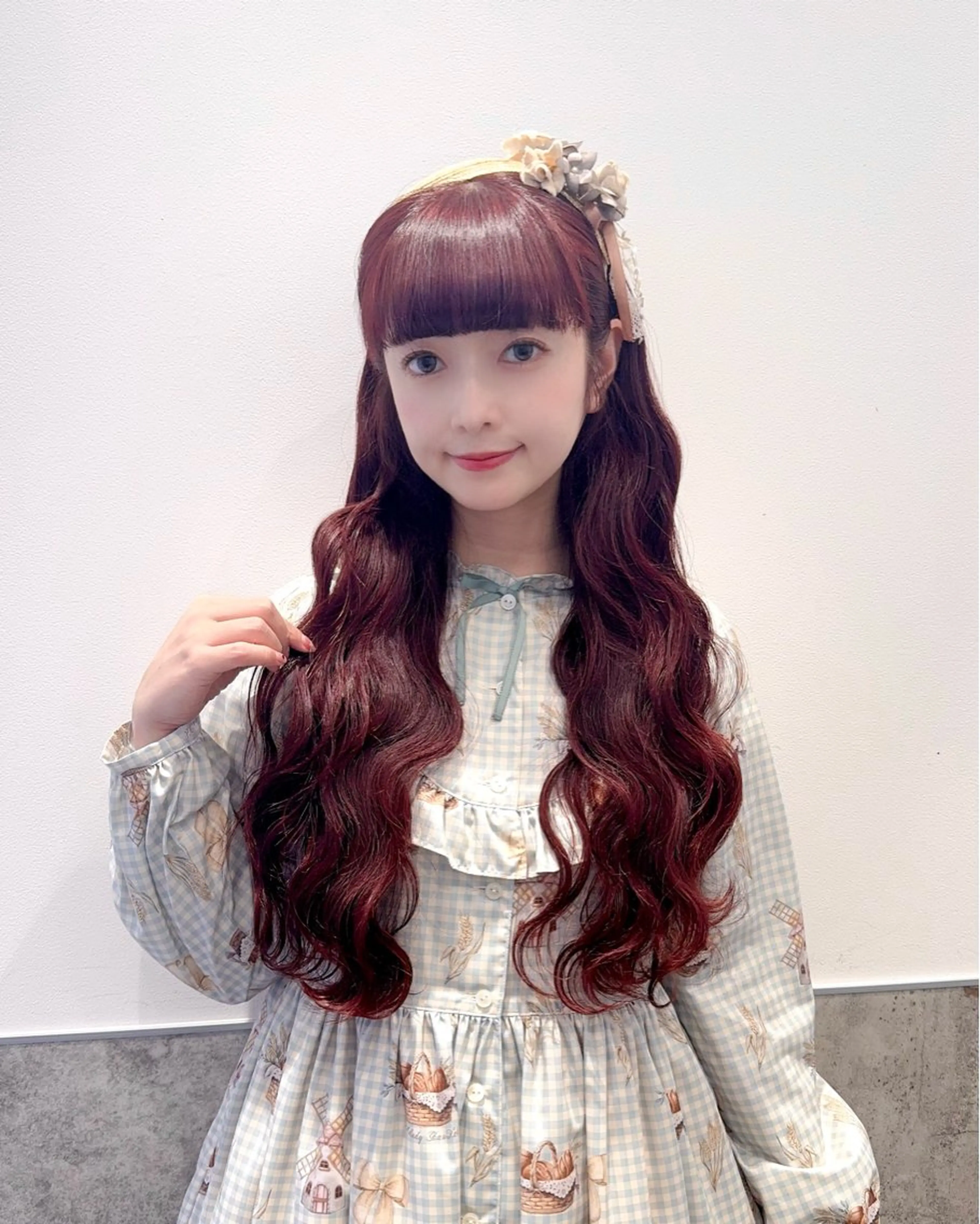 ロング ヘアカラー トリートメント 💗ガーリーヘア🎀 saki💗のヘアスタイル