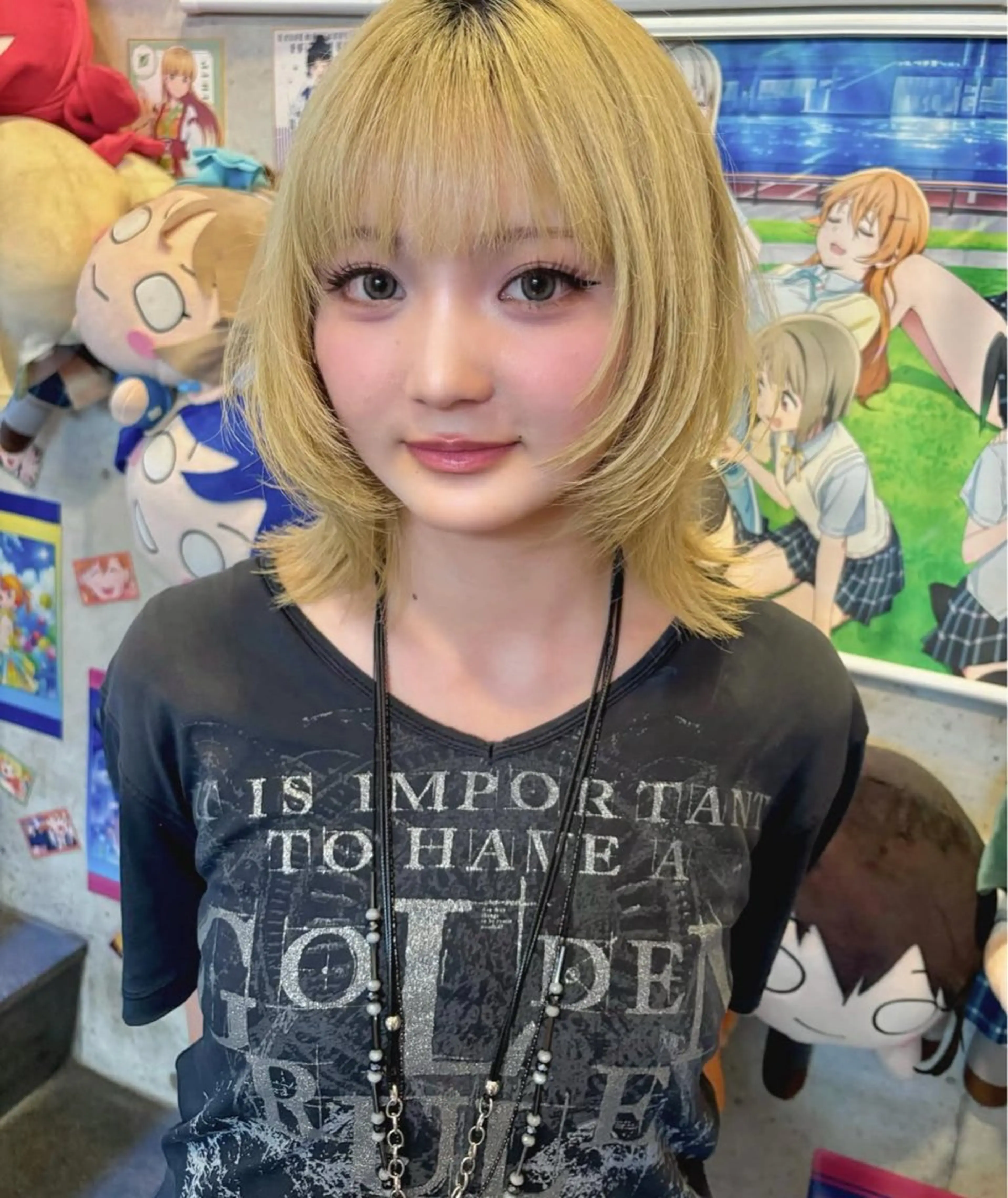 ウルフカットの写真