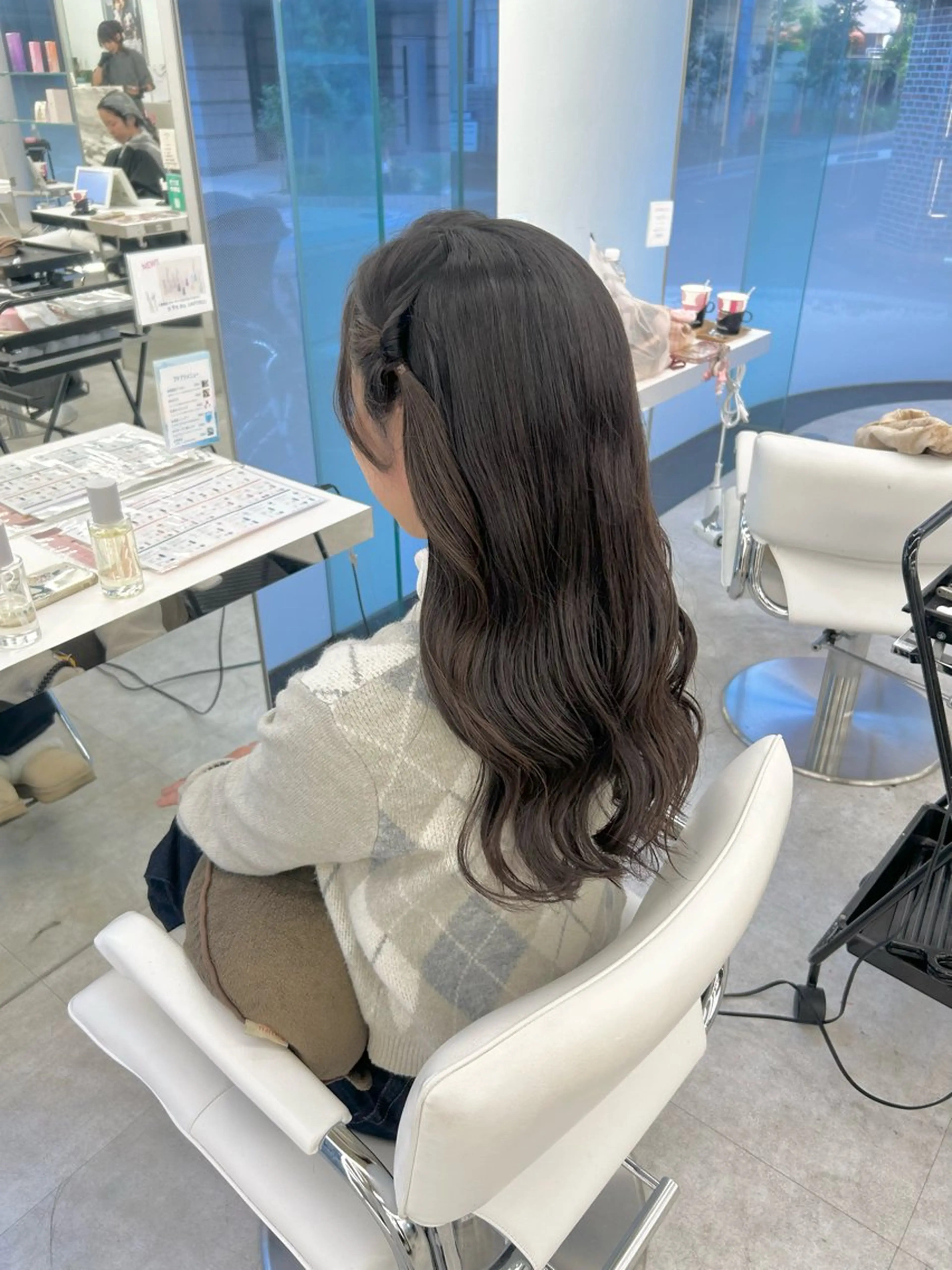 ロング ヘアアレンジ ヘアセット はるか/ブリーチカラ ー/ヘアアレンジ🤍のヘアスタイル