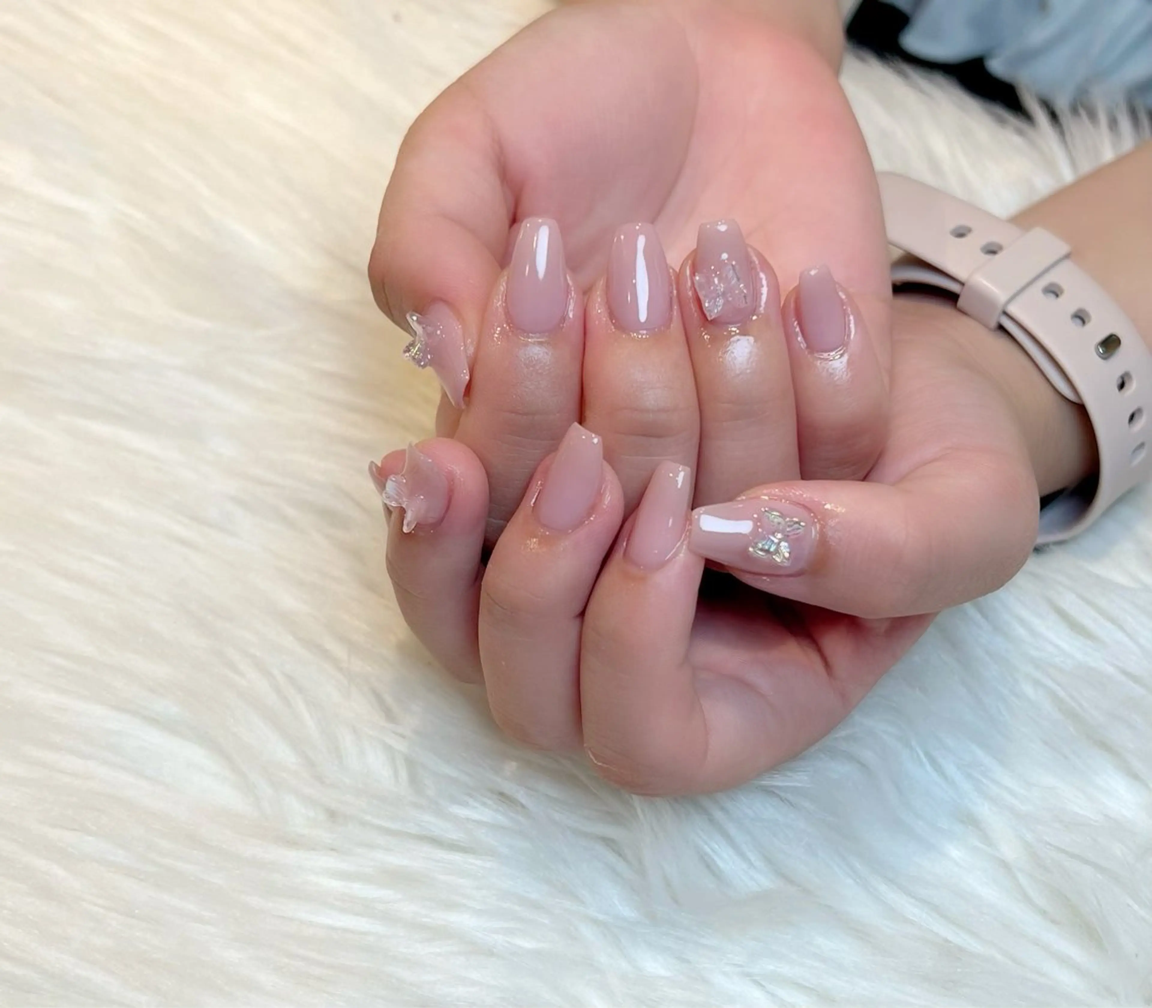 ネイル オーロラネイル Lino+ ネイル&よもぎ蒸しのネイルデザイン