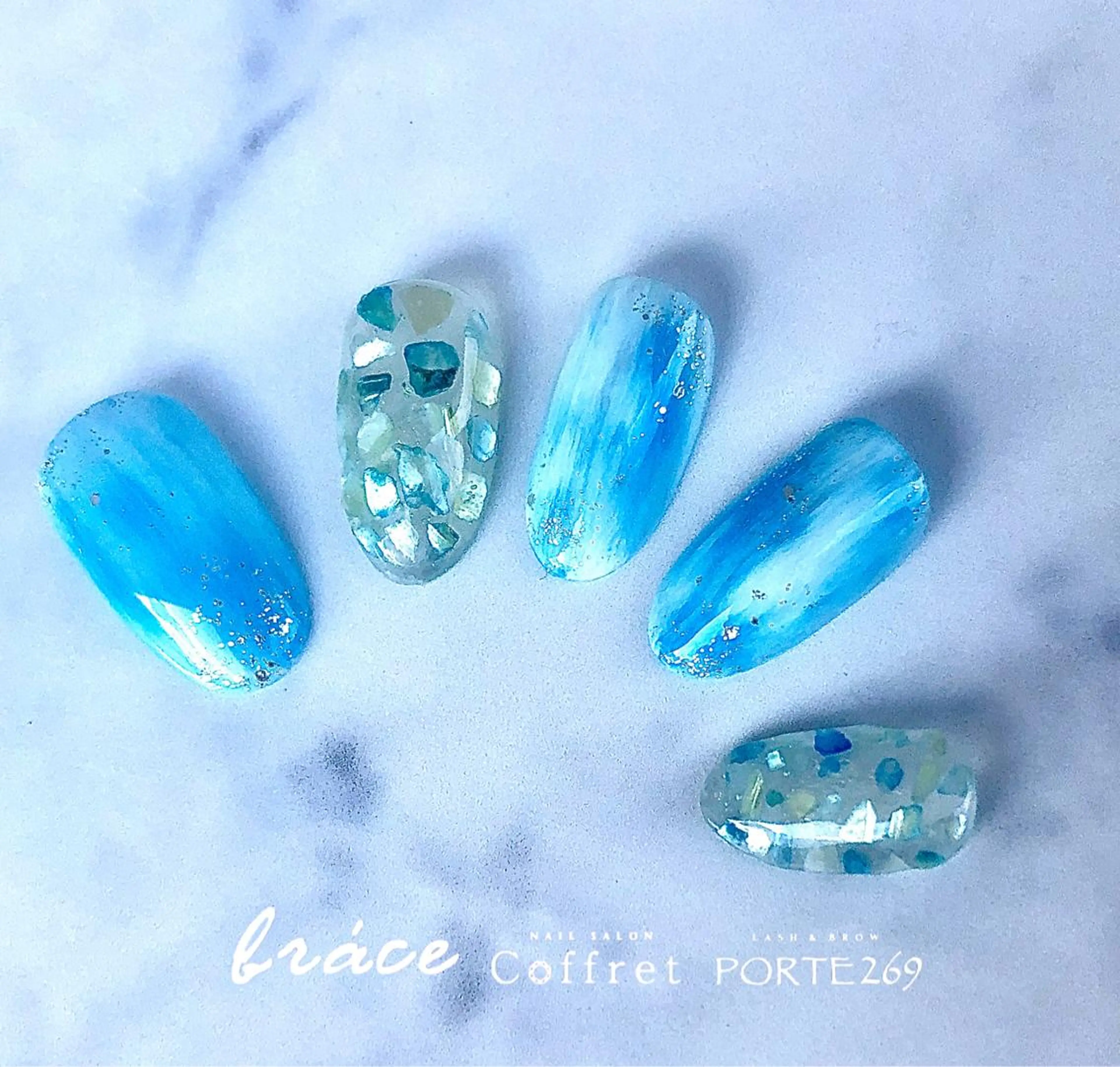 ネイル オレンジ ピンク WOLTOKYO池袋 💕maiのネイルデザイン