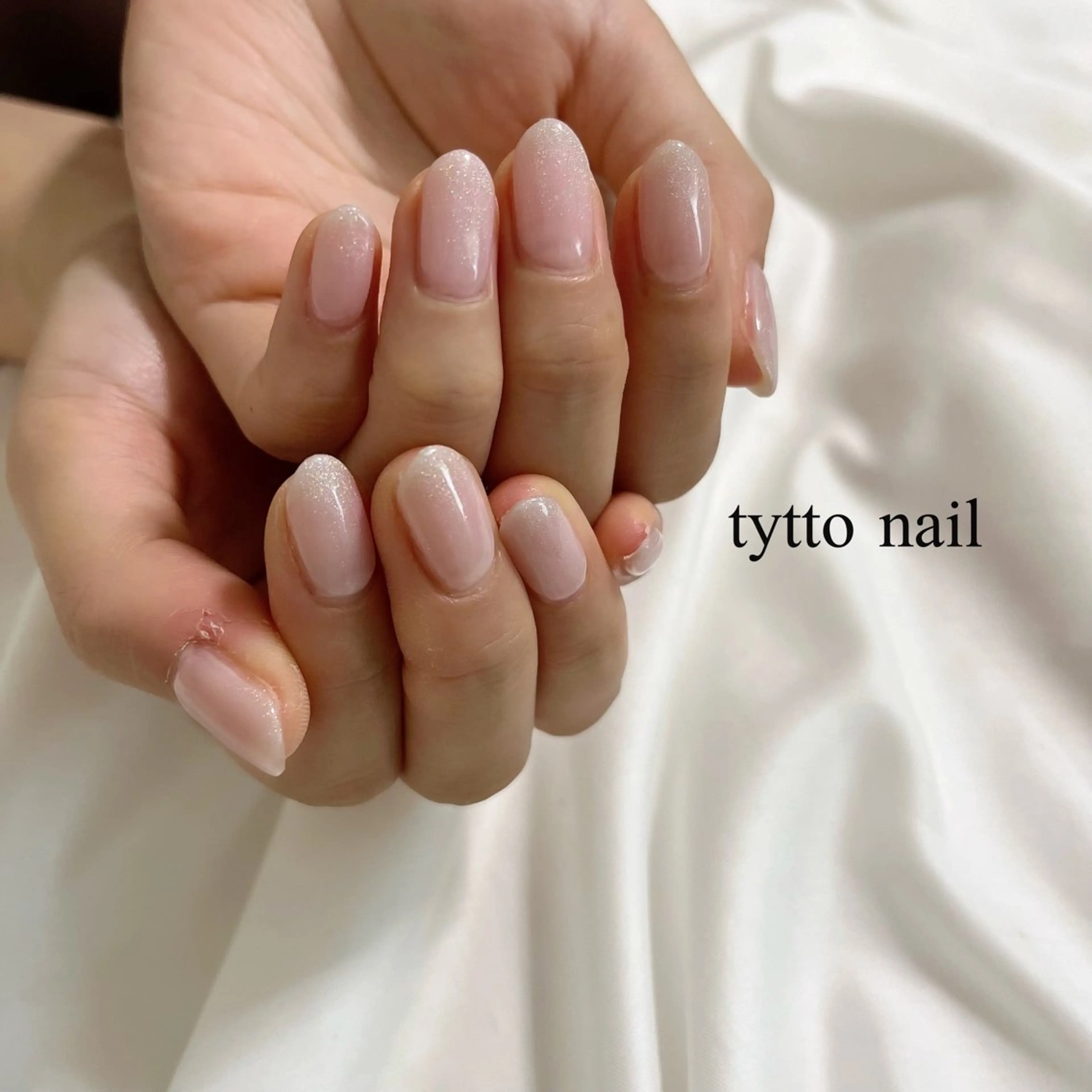 ネイル グラデーション オフィスネイル ワンカラーネイル ピンク シンプルネイル tytto nail ❤︎‪‪eri‪‪のネイルデザイン
