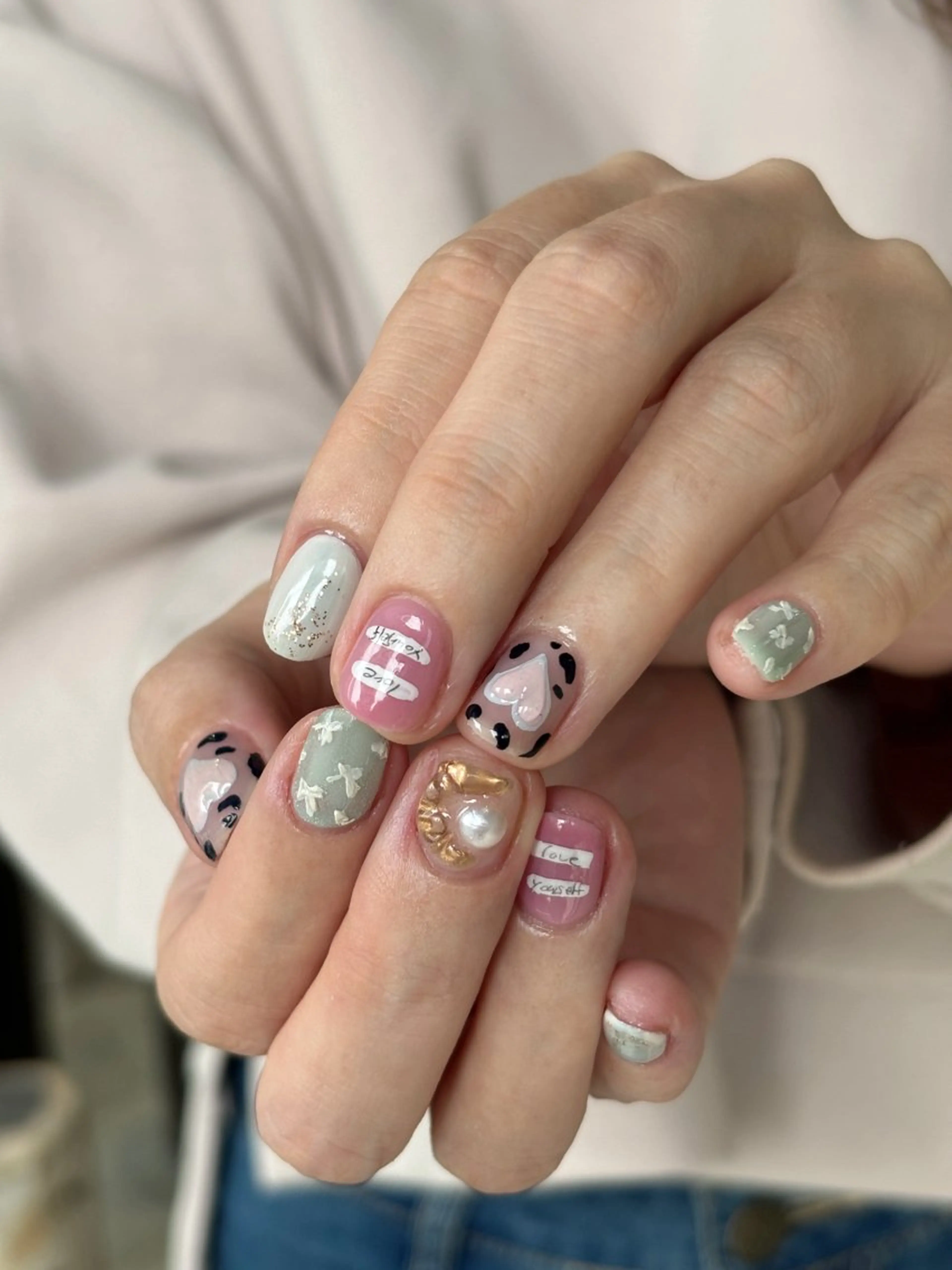 ネイル ハンドネイル hinako /個性派ニュアンスのネイルデザイン