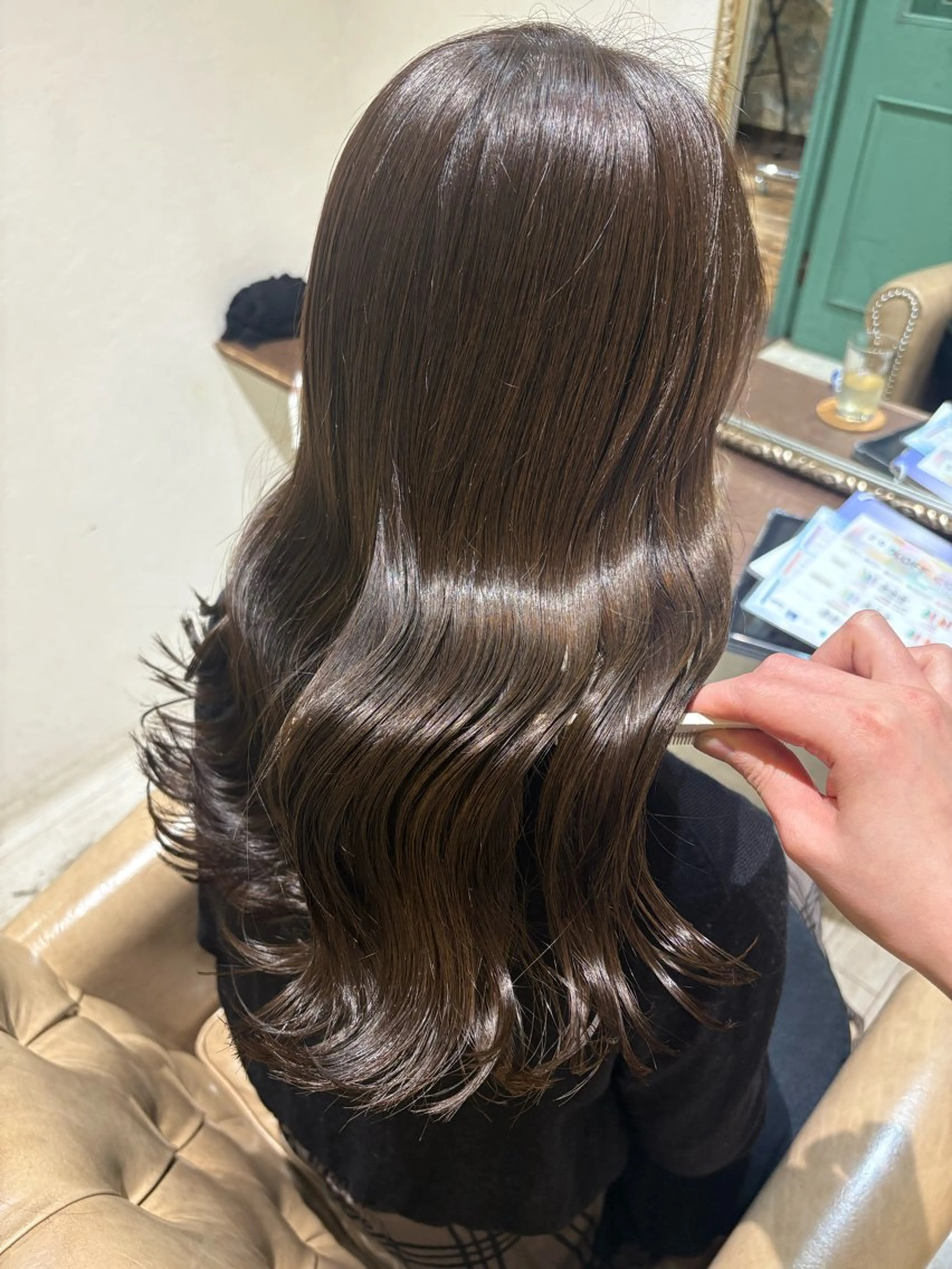 セミロング トリートメント カット ヘアカラー トリートメント なぎさ 心斎橋美容室のヘアスタイル