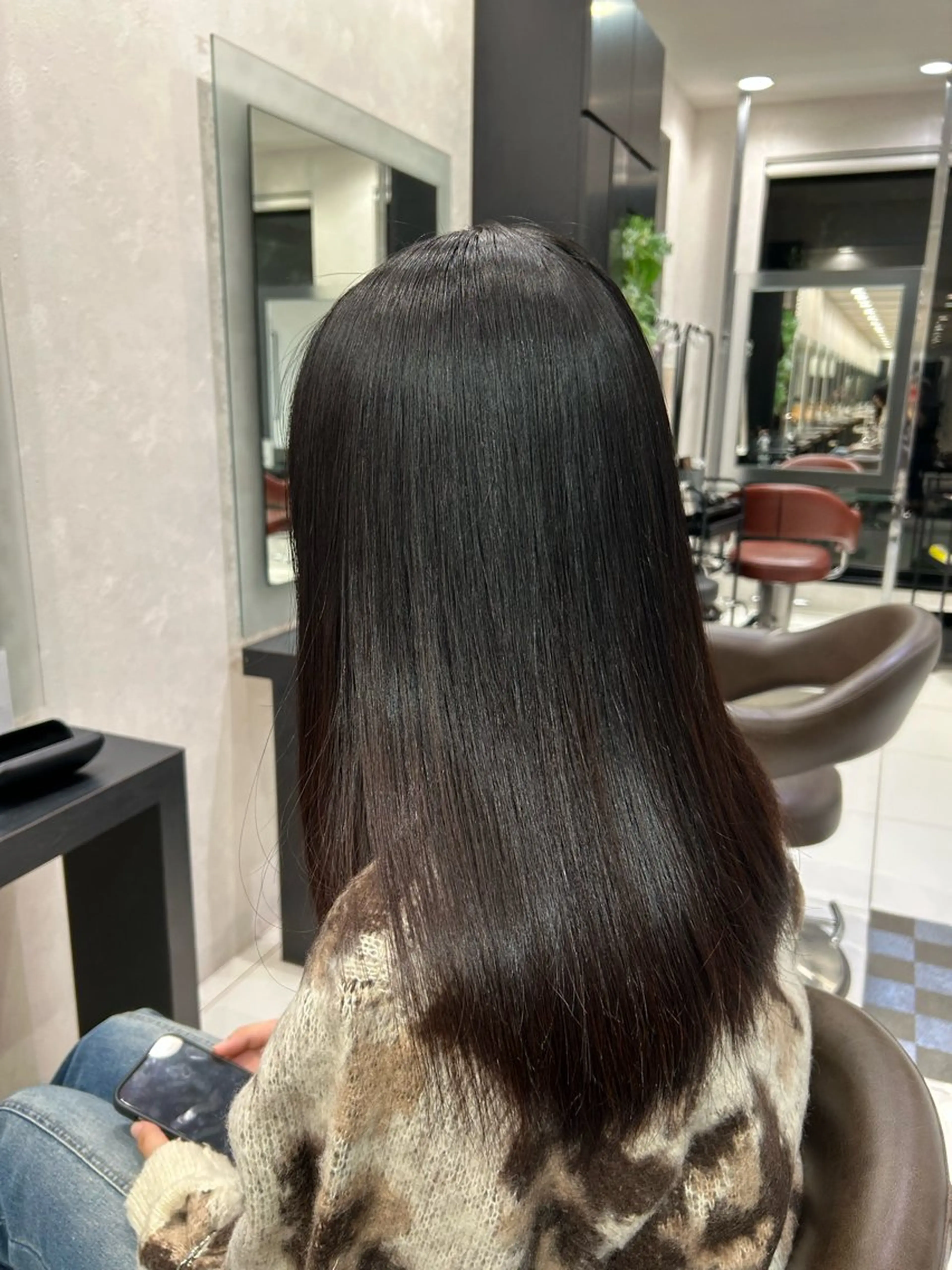 ロング 縮毛矯正 石塚 光流のヘアスタイル