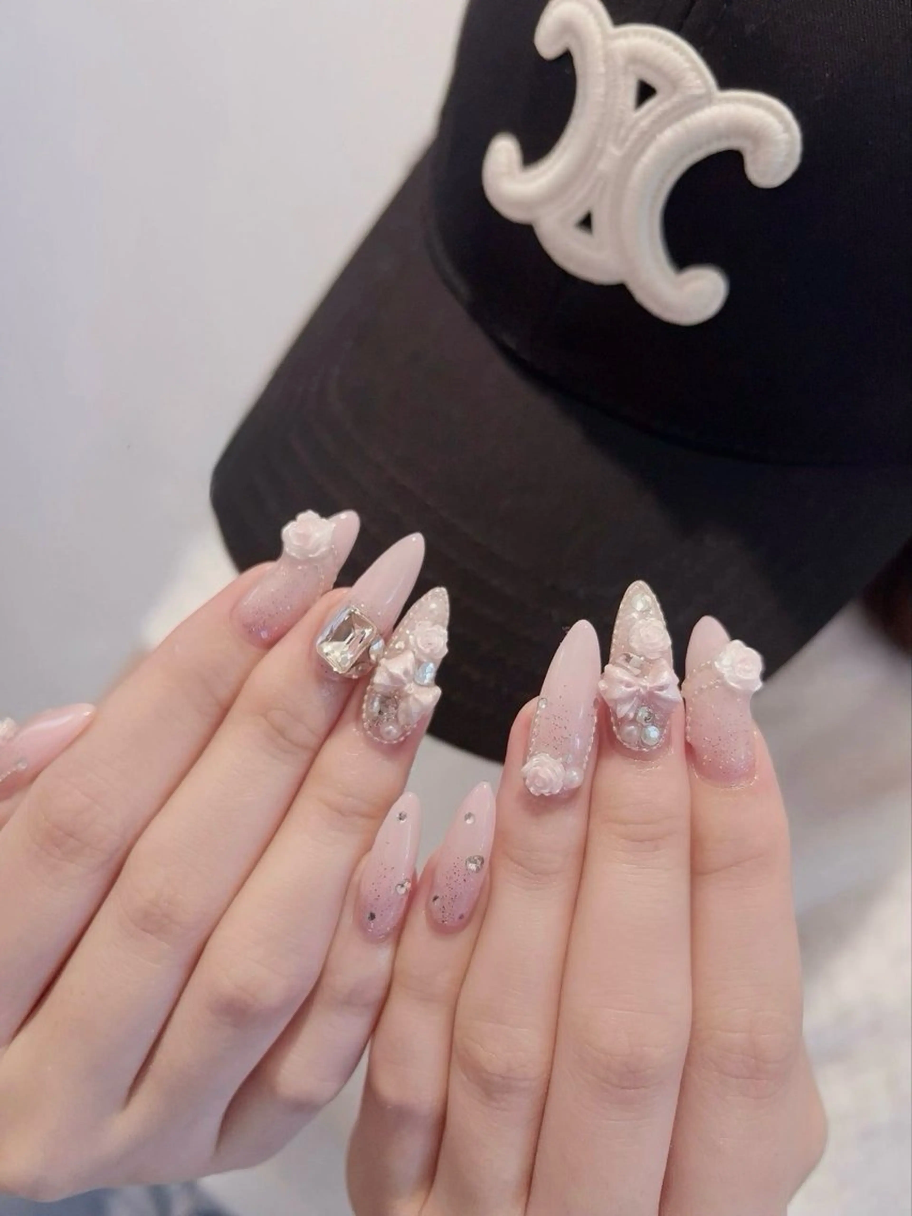 ネイル アートネイル オーロラネイル ブルー チークネイル フットネイル ハンドネイル NICY NAIL所属・NICY NAIL 池袋のネイルデザイン