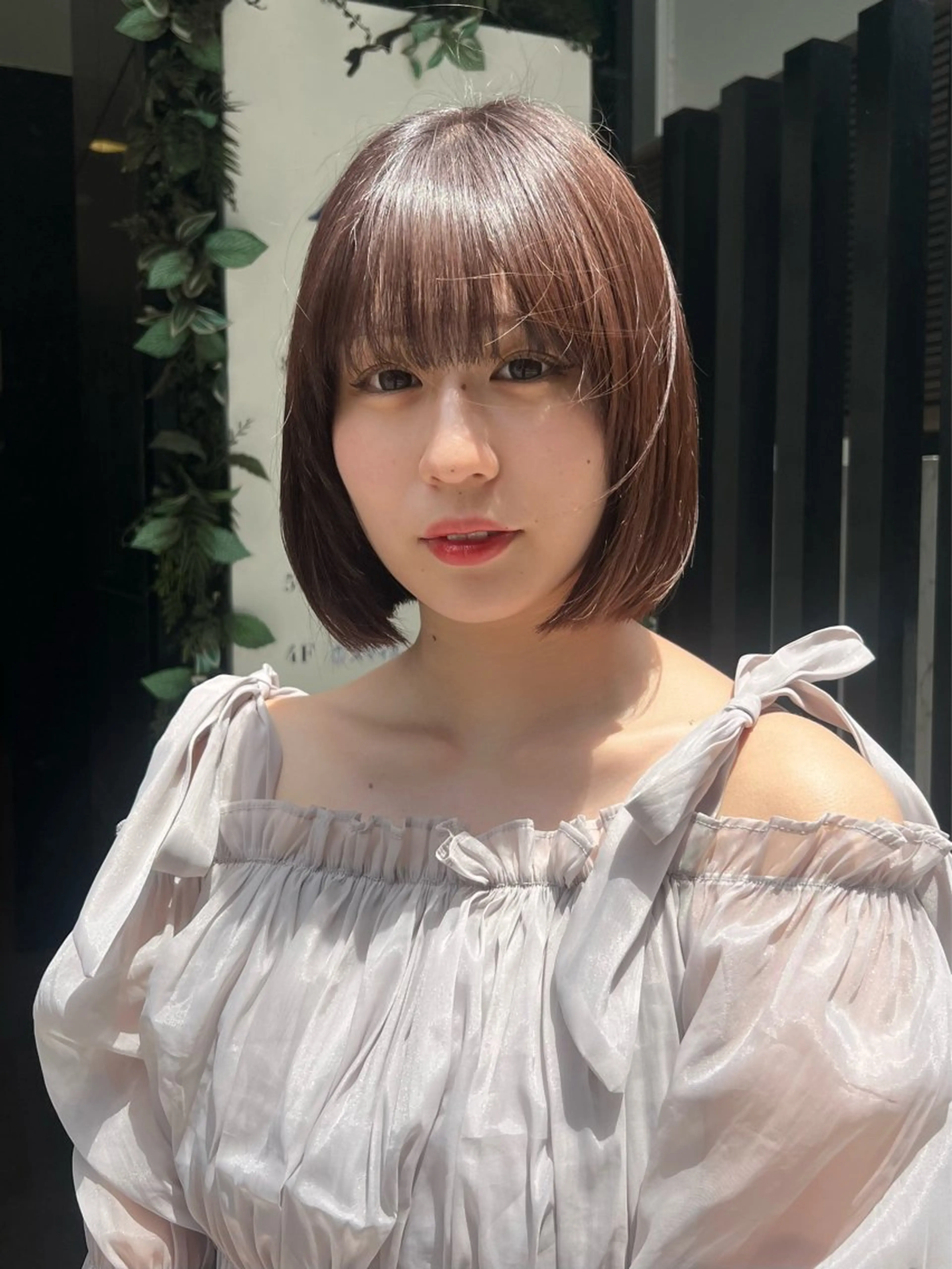 ショート カラー MISAKI🪐 縮毛矯正のヘアスタイル