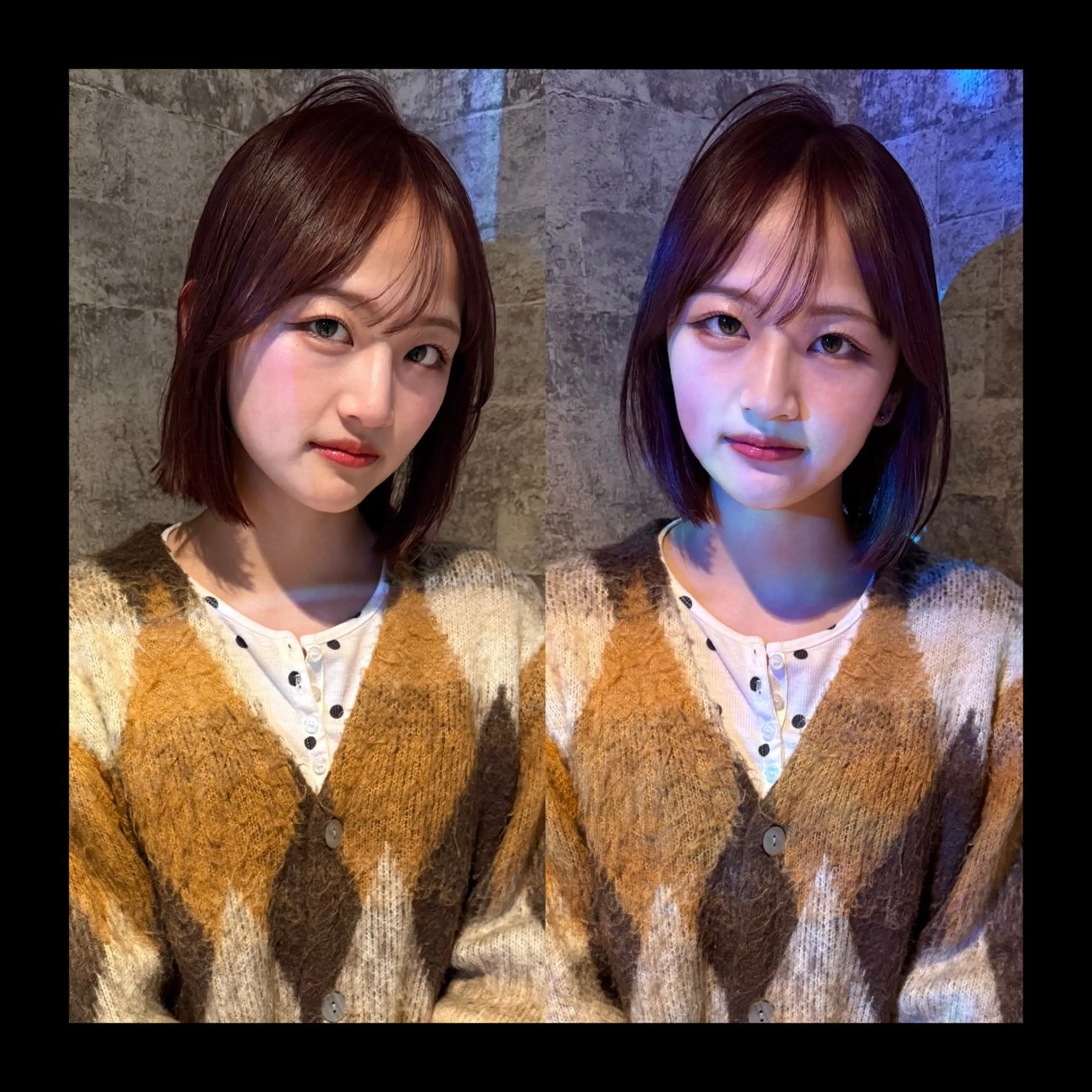 ミディアム カラー ブリーチ カット ヘアカラー トリートメント mai / linoah˚✧のヘアスタイル