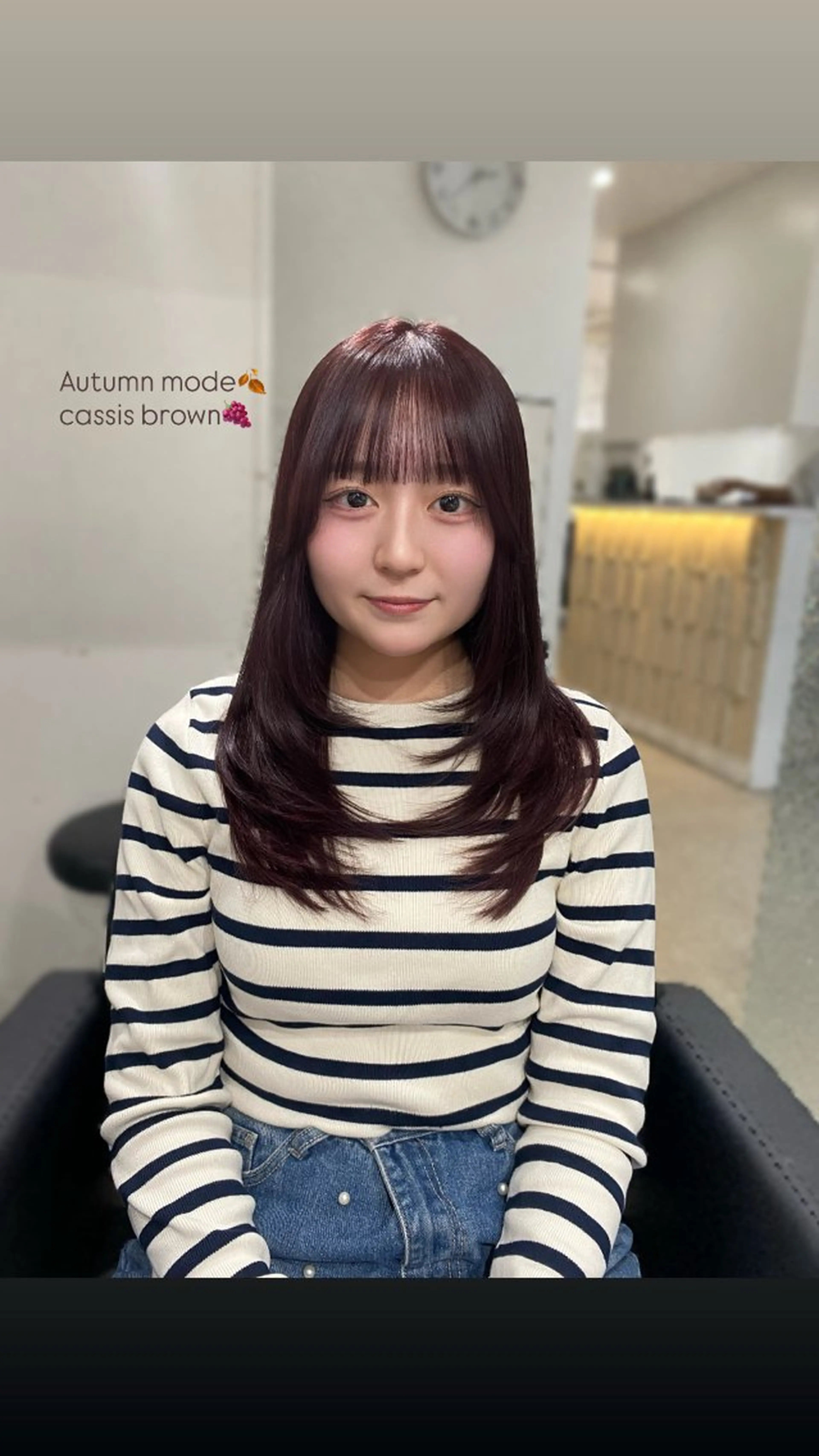 カラー カット ヘアカラー トリートメント AO所属・RISAKO 艶髪モテヘア🎀府中のヘアスタイル