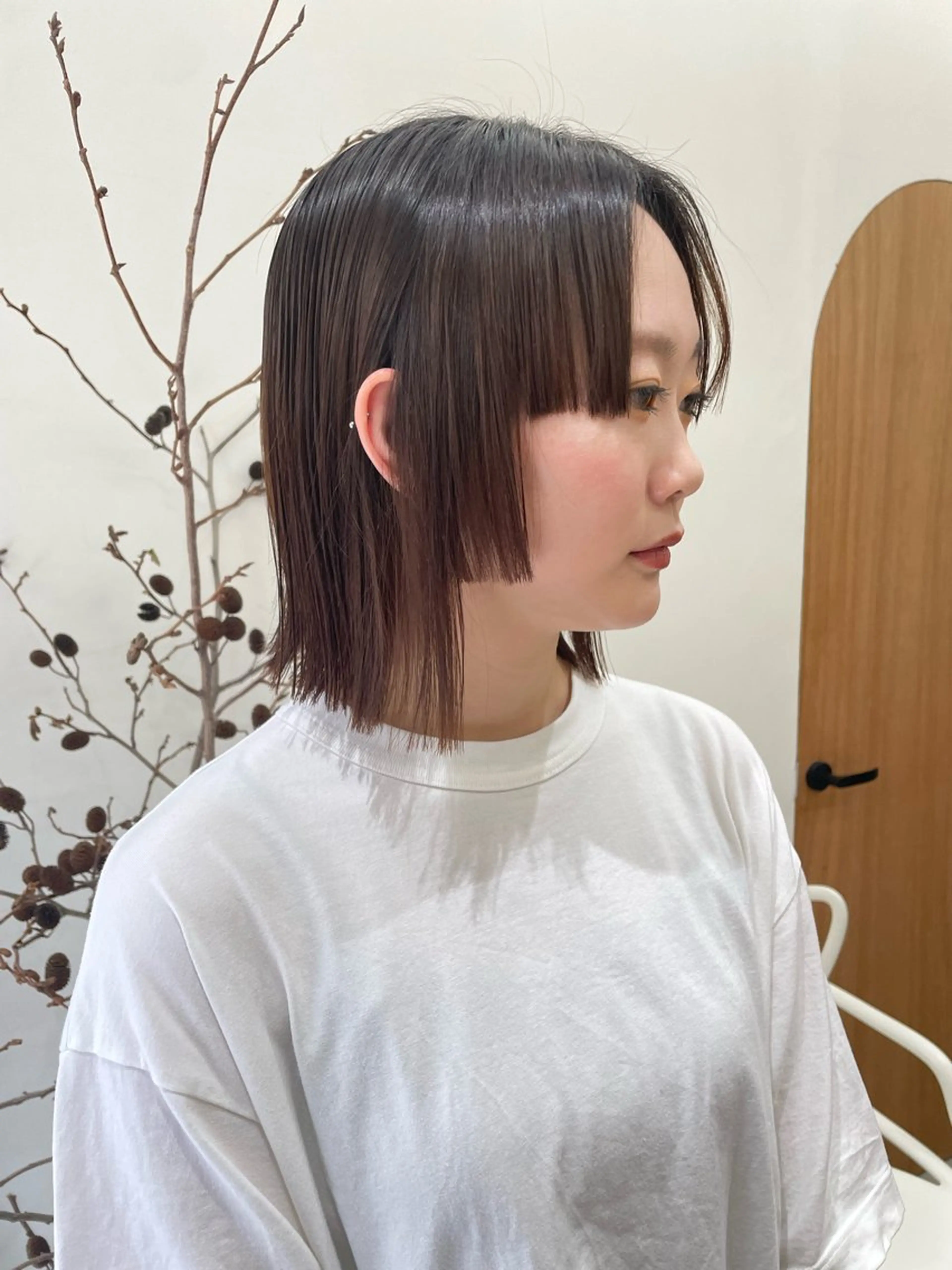 ミディアム カラー パーマ ヘアアレンジ メンズ カット ヘアカラー トリートメント tatsumi/ボブ ウルフ/レイヤーのヘアスタイル