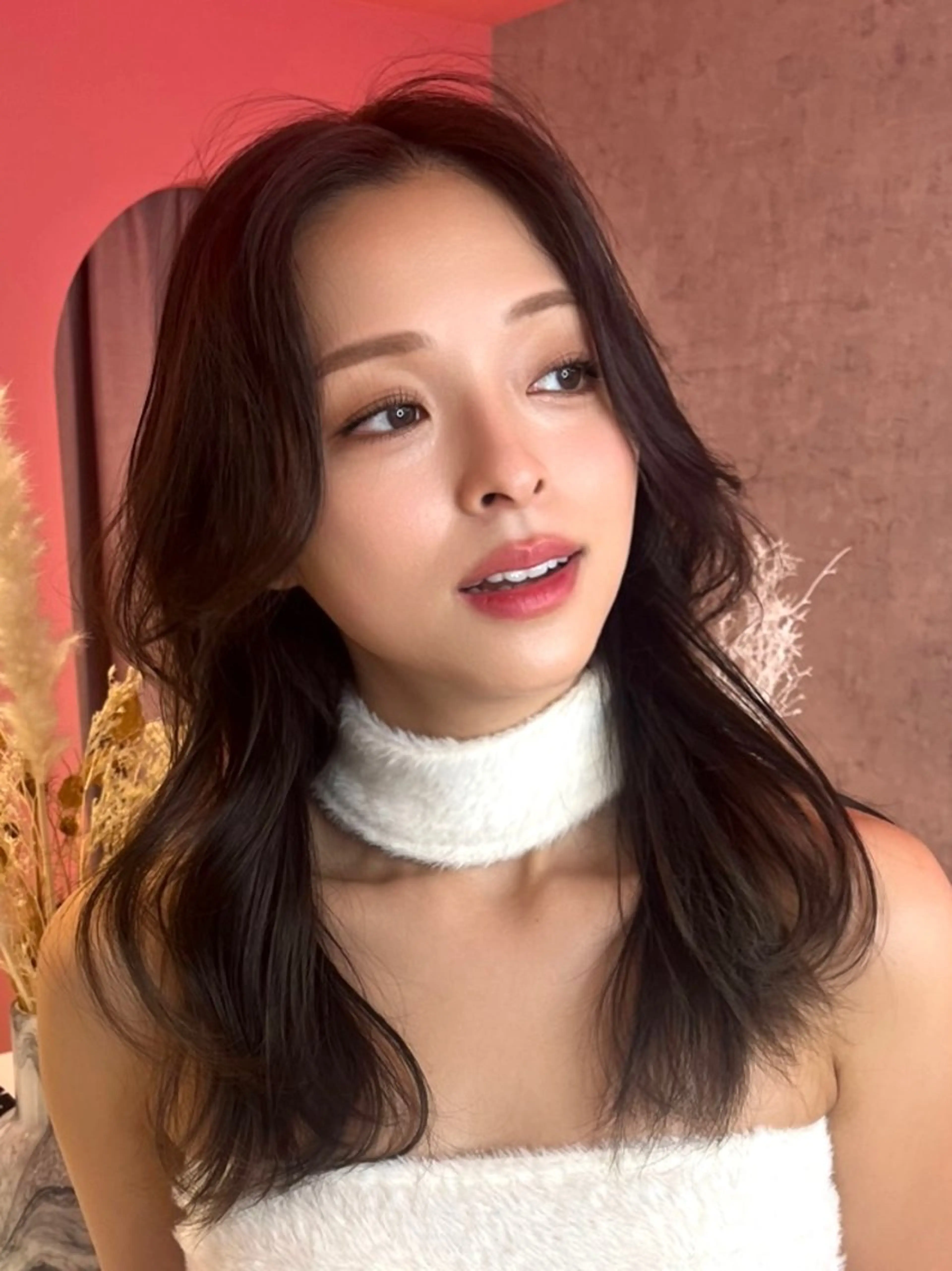 セミロング カラー 山崎/ボブ縮毛矯正 レイヤー髪質改善のヘアスタイル