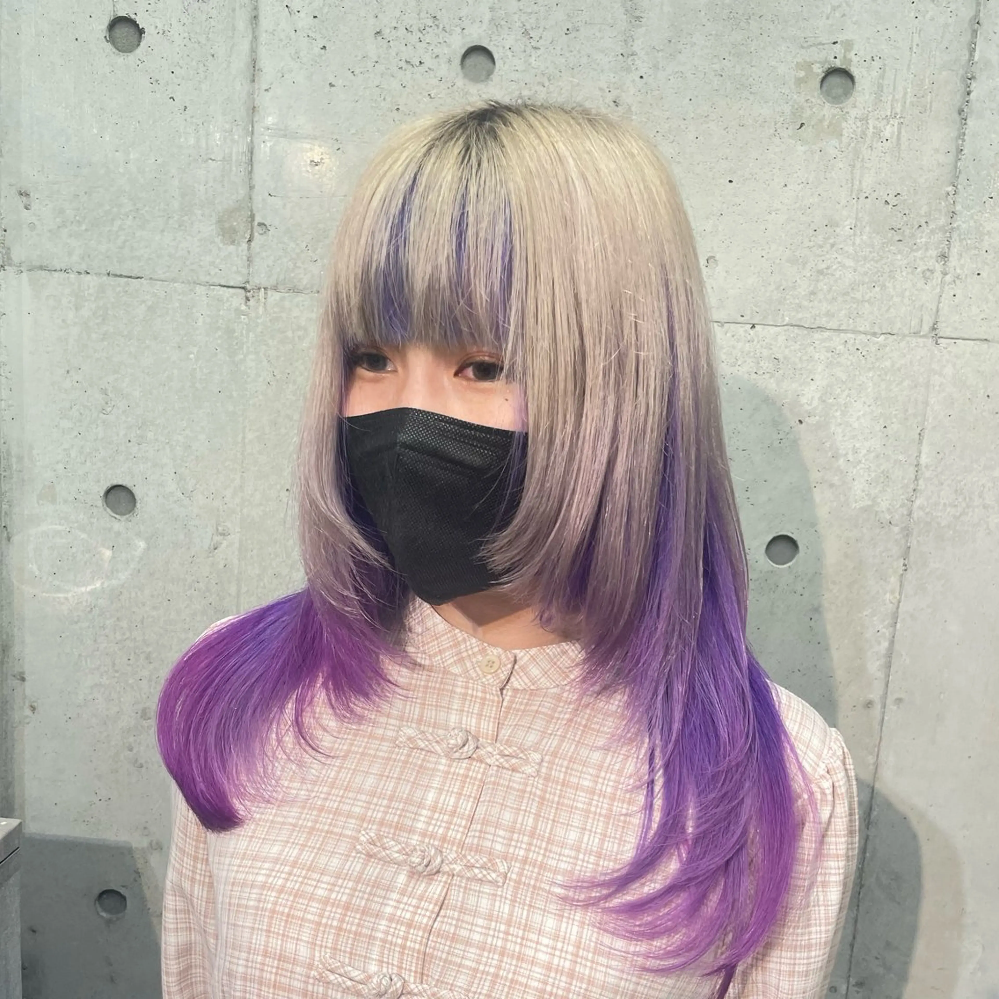 ロング カラー ハイトーン×デザイン 🪽🫧HIKARIのヘアスタイル