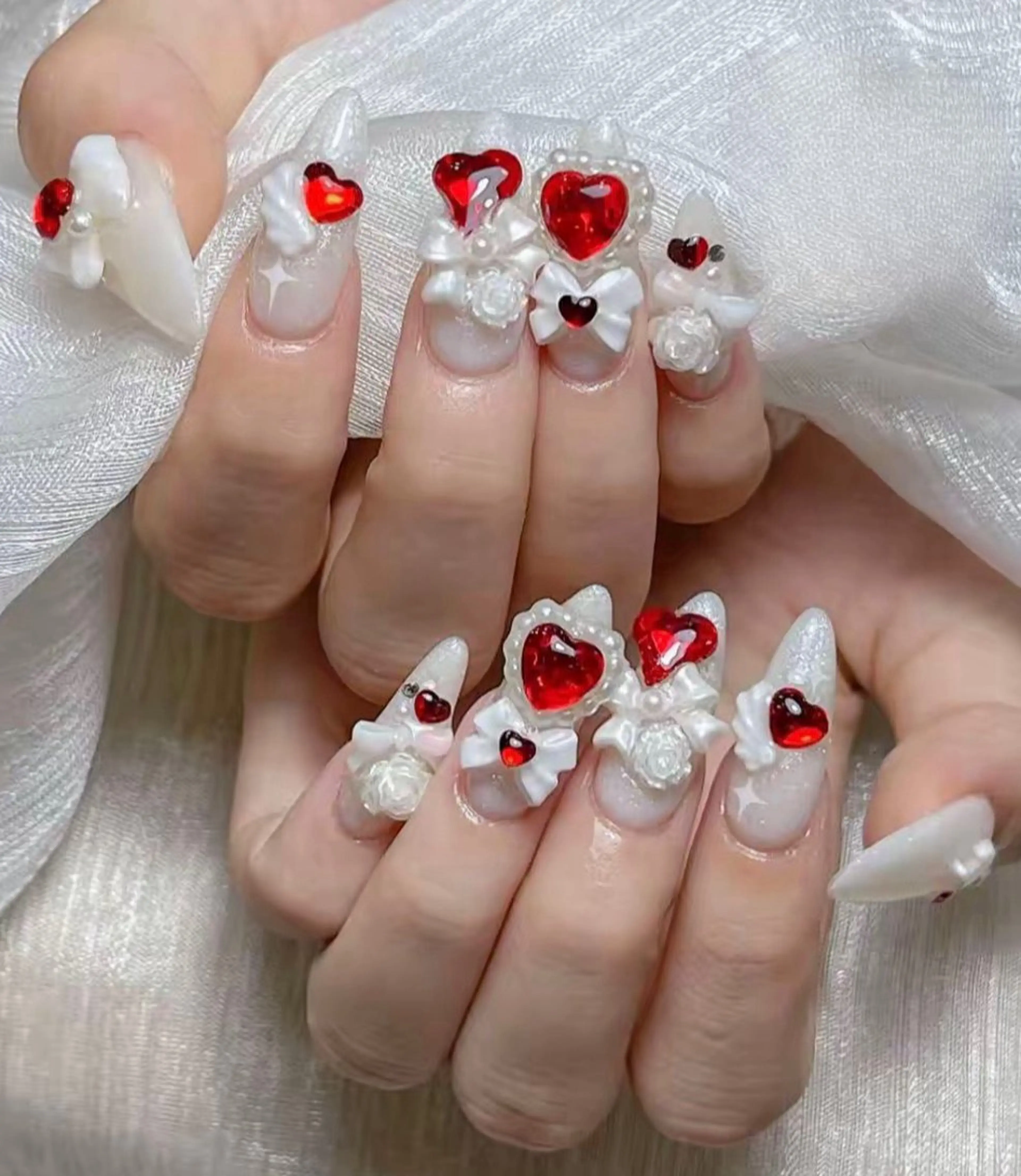 🍓【120分】チップ長さ出し10本　やり放題コース　(オフ有り)の写真