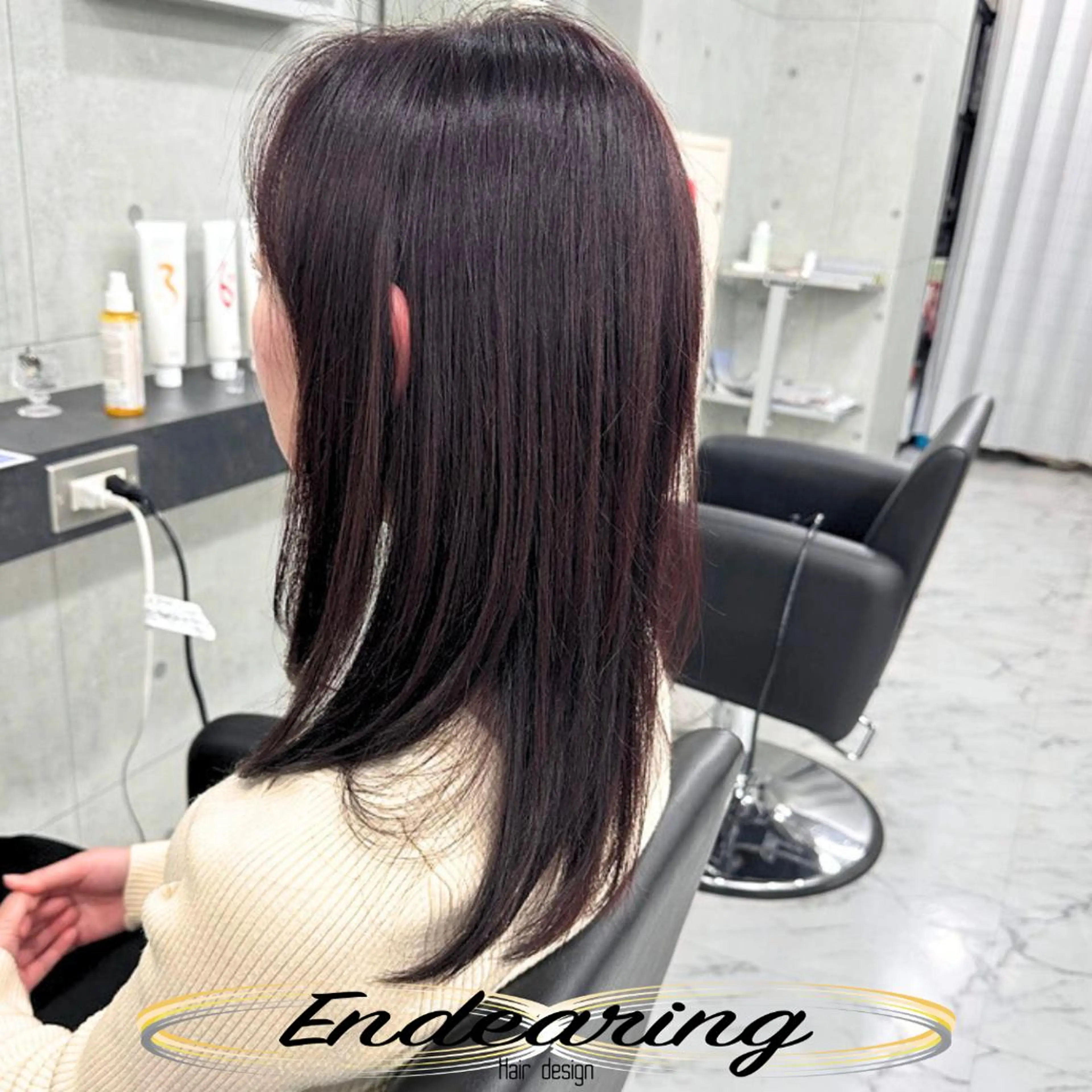 カラー 透明感カラー ピンクカラー シアーピンク カット ヘアカラー 柳田 怜那/銀座 Endearingのヘアスタイル