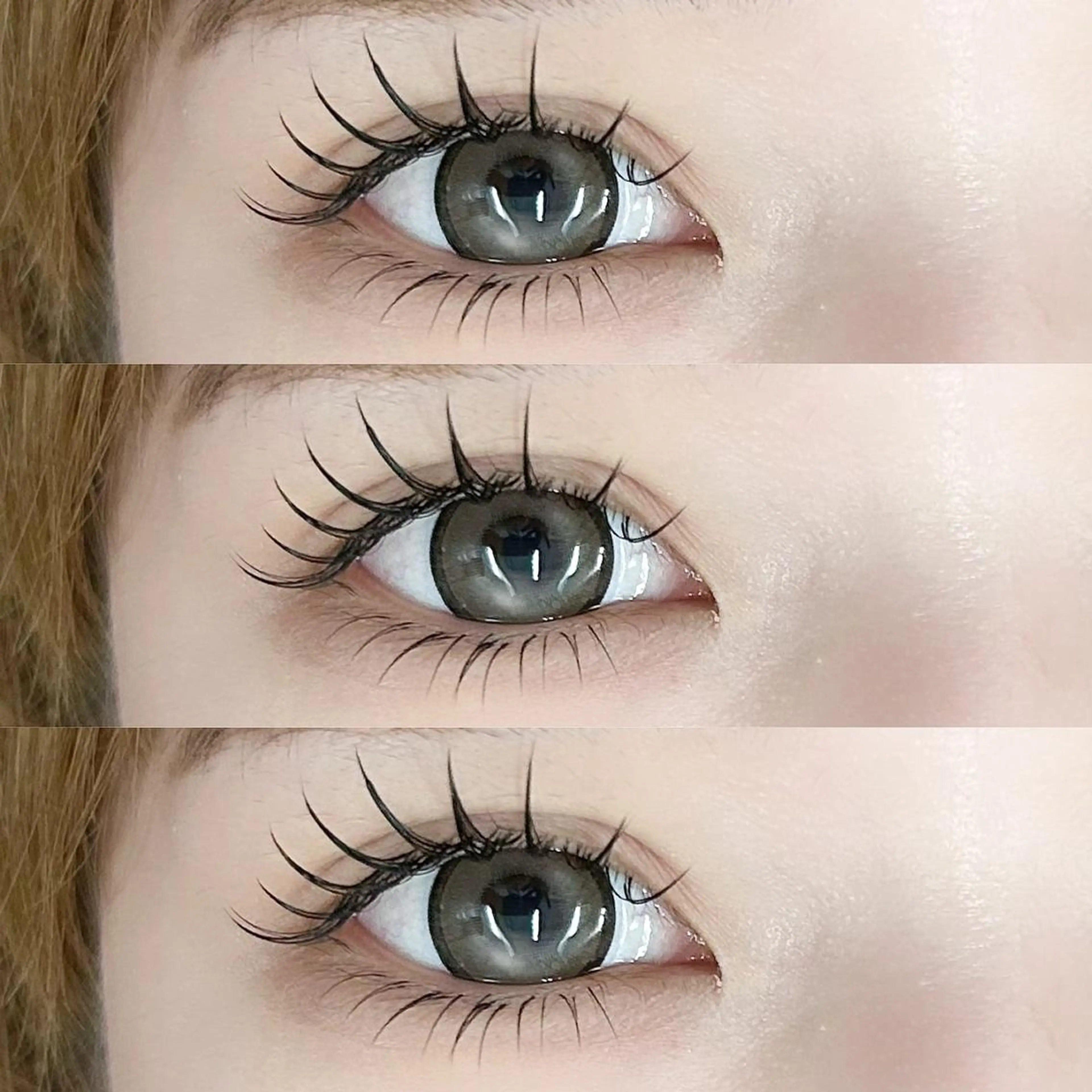 マツエク・マツパ 束感まつ毛 フラットラッシュ 韓国風マツエク マツエク 🪽fein.🪽 eye&nail💞のネイルデザイン