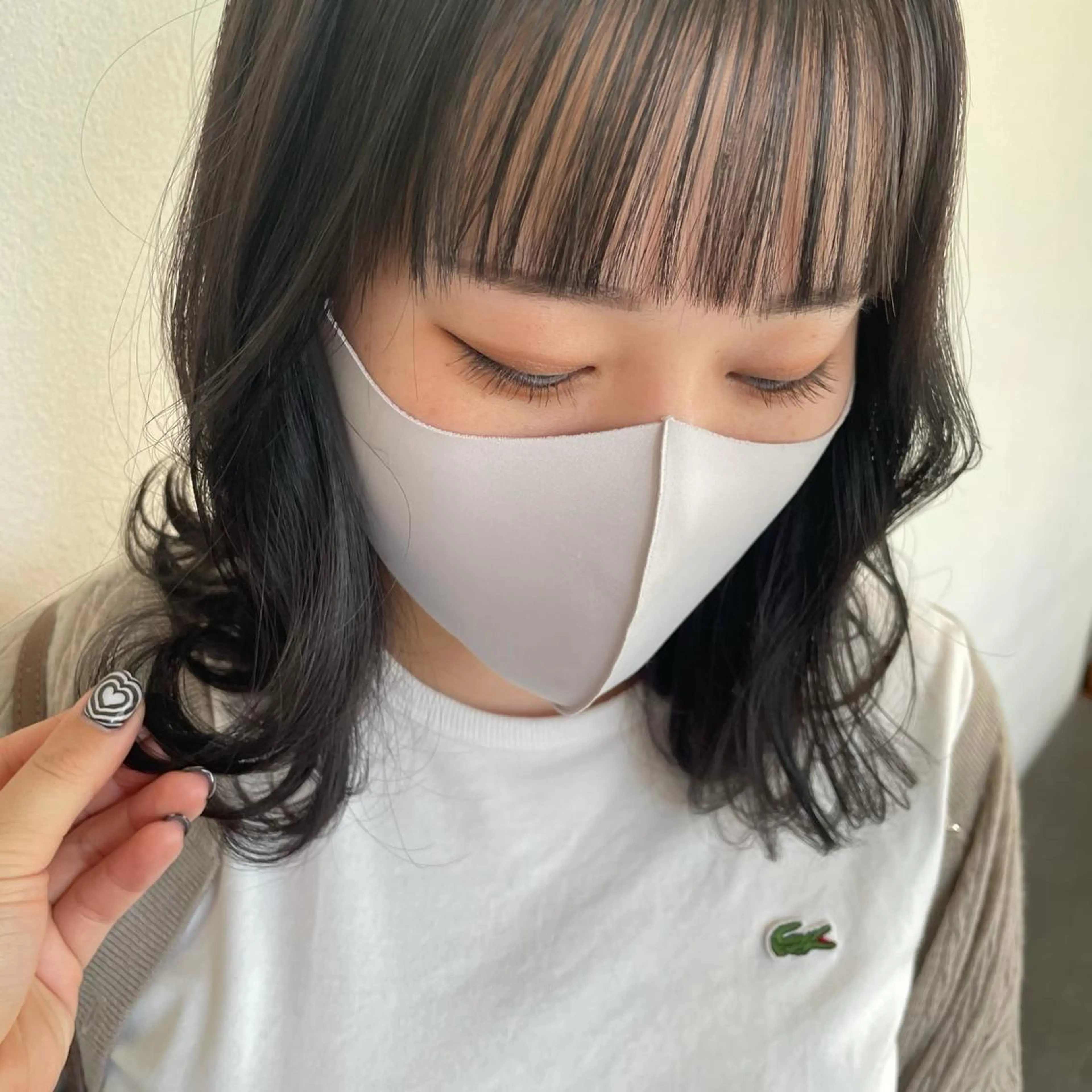 ミディアム カラー tablier所属・tablier 熊谷日菜子のヘアスタイル