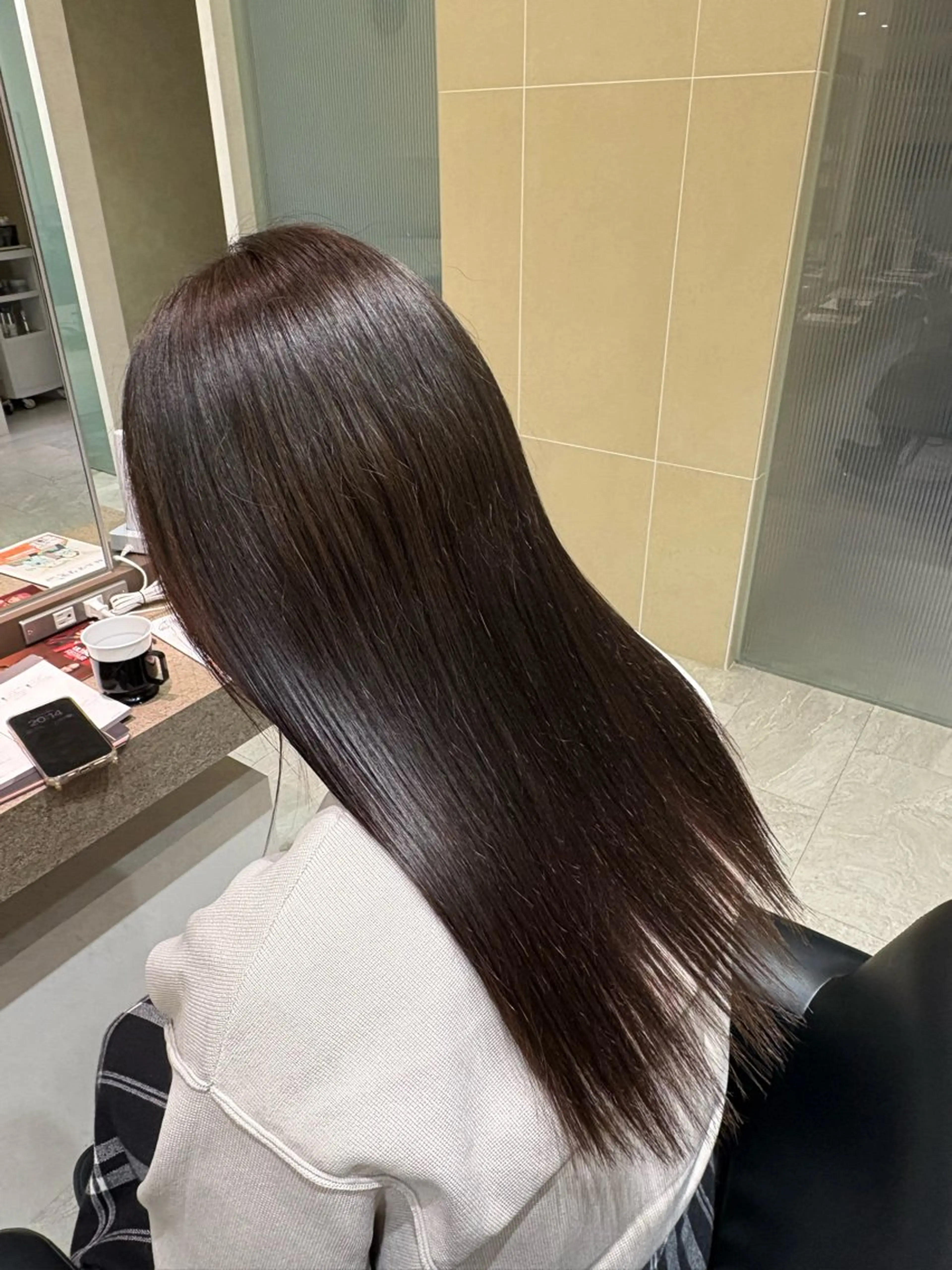 艶感カラー＋『smart salon限定　選べるミニコスメ付✨』🫧の写真