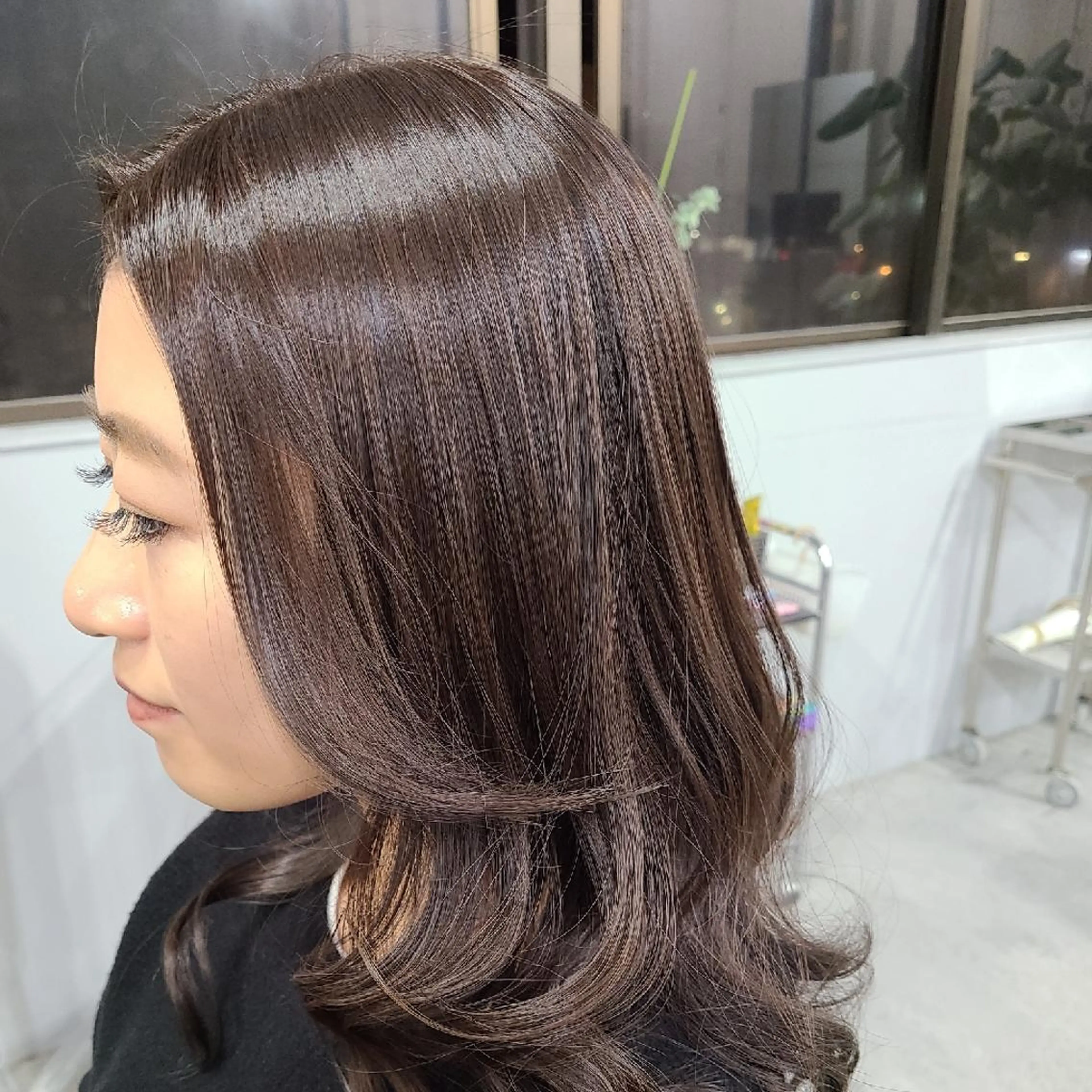 ロング カラー ヘアアレンジ グレージュ ハイライトカラー バイオレットカラー ハイライト カット ヘアカラー トリートメント terra✂️川嶋 大輔のヘアスタイル