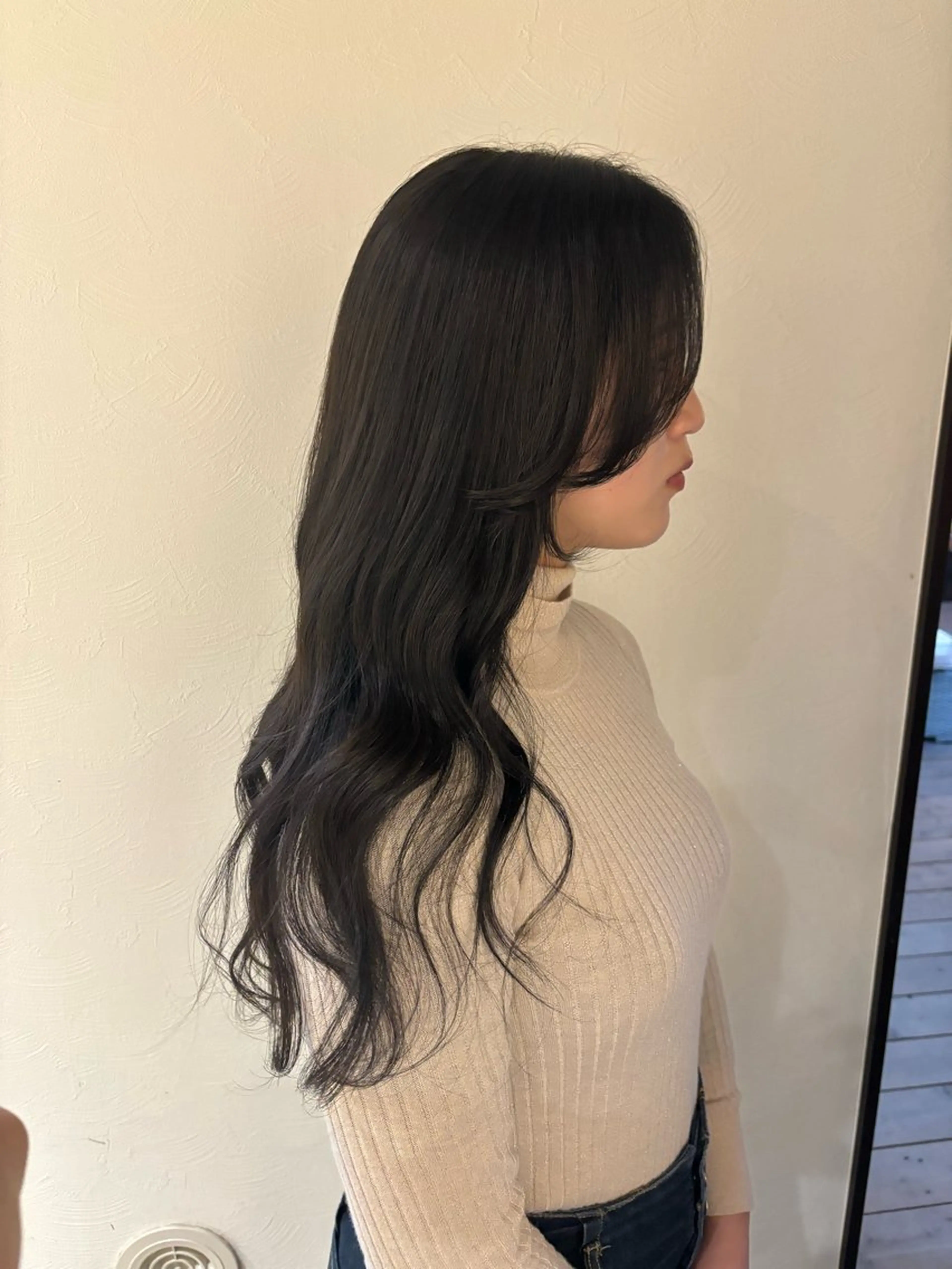 ロング カット ヘアカラー トリートメント マツムラ ミサキのヘアスタイル