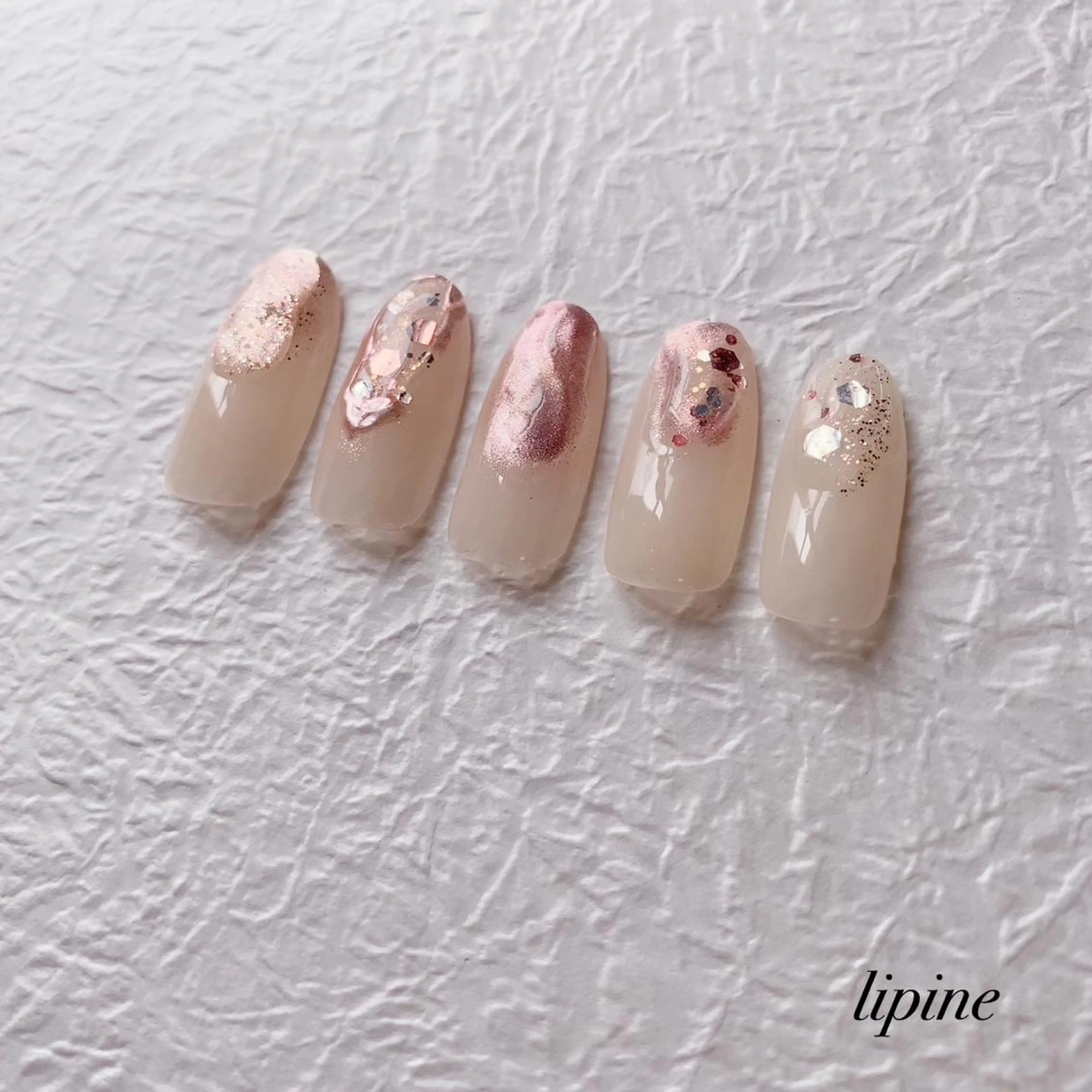 ネイル ニュアンスネイル ネイルサロン lipineのネイルデザイン