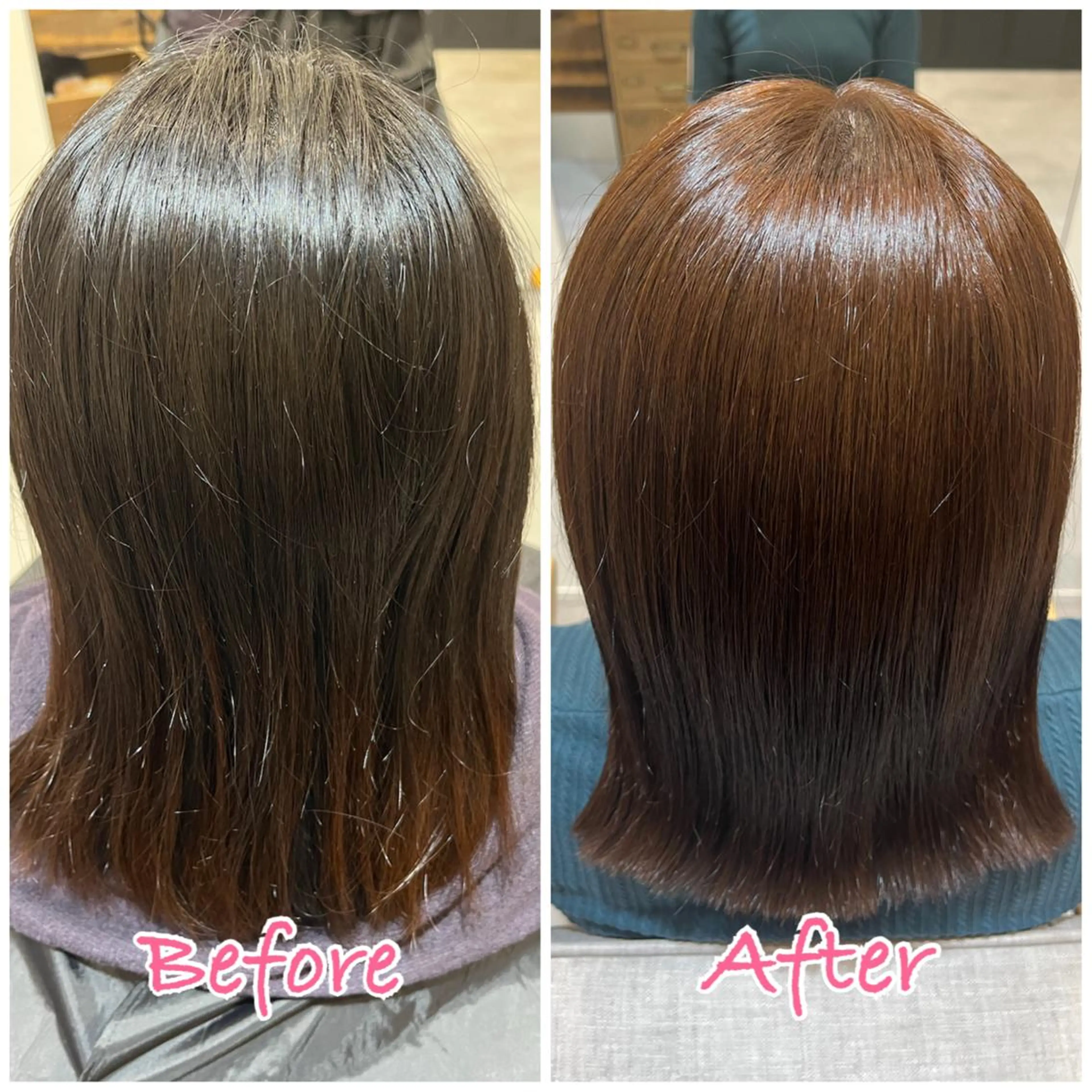 カラー ショートカット 🌸 飯野 舞桜のヘアスタイル