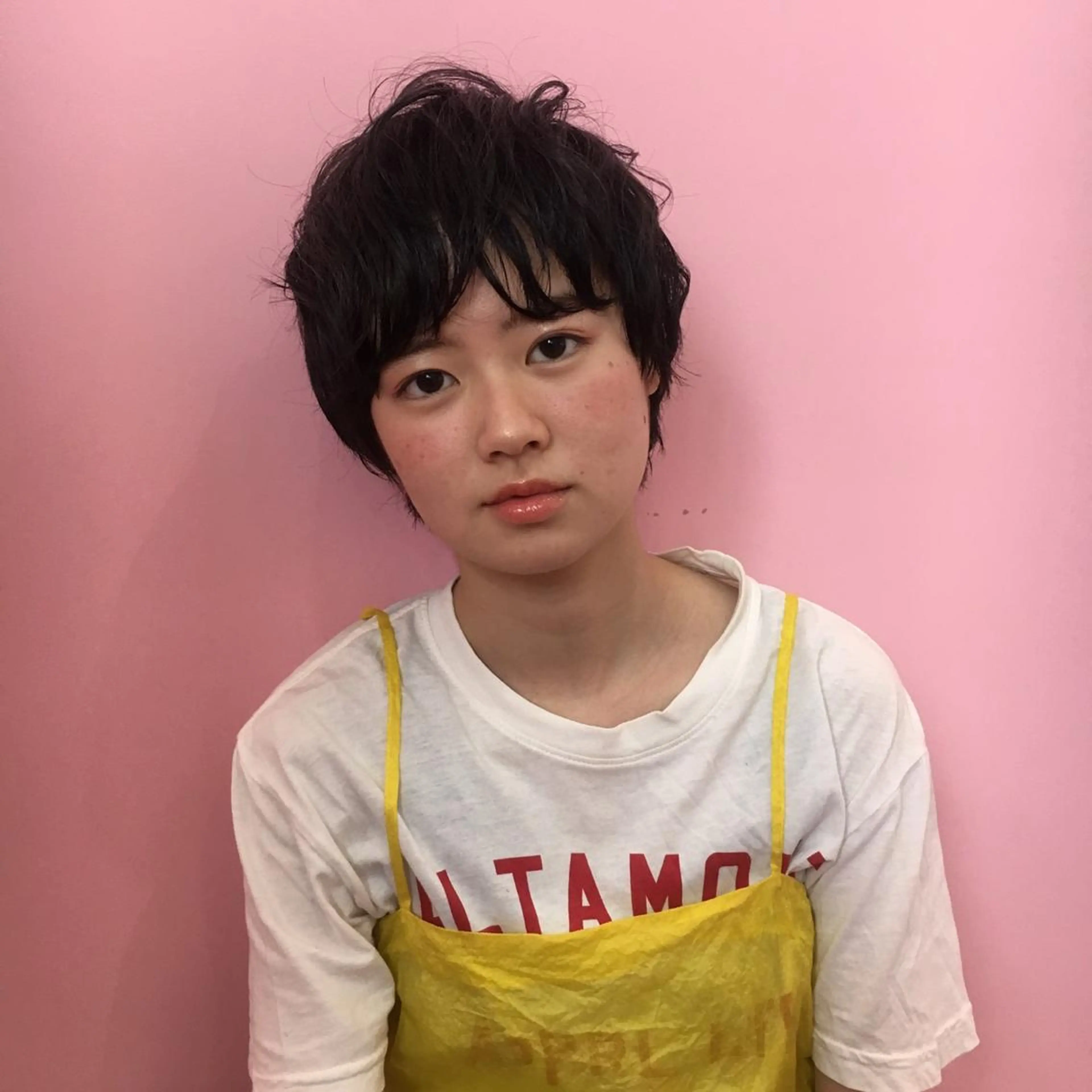 ショート カット ヘアカラー パーマ 小谷野 真優のヘアスタイル