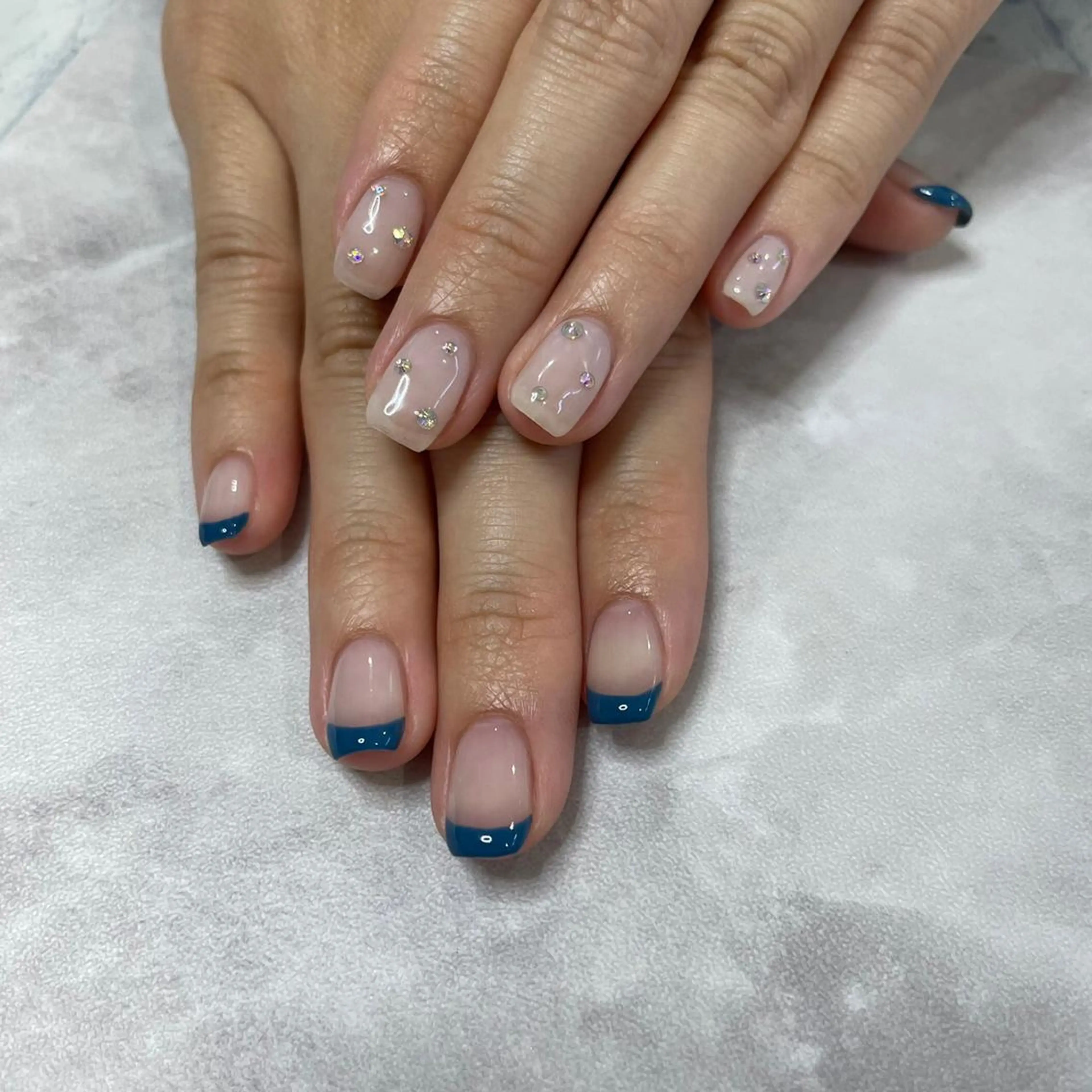 ネイル フレンチネイル colorer suuuのネイルデザイン